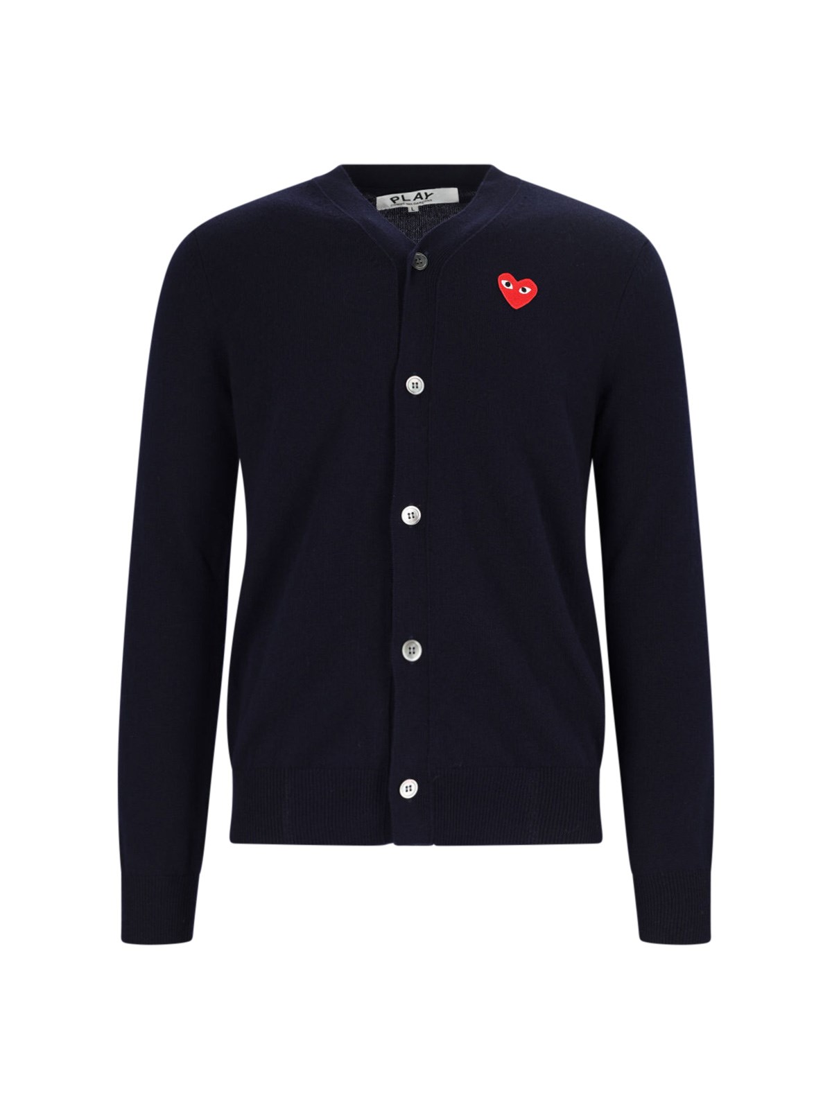 Comme des Garcons Play Cardigan Logo