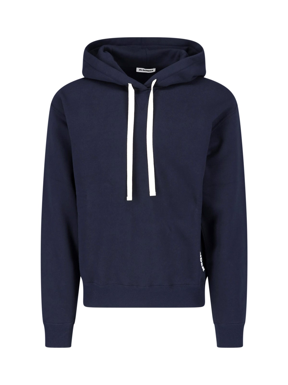 Jil Sander Felpa Cappuccio In Cotone