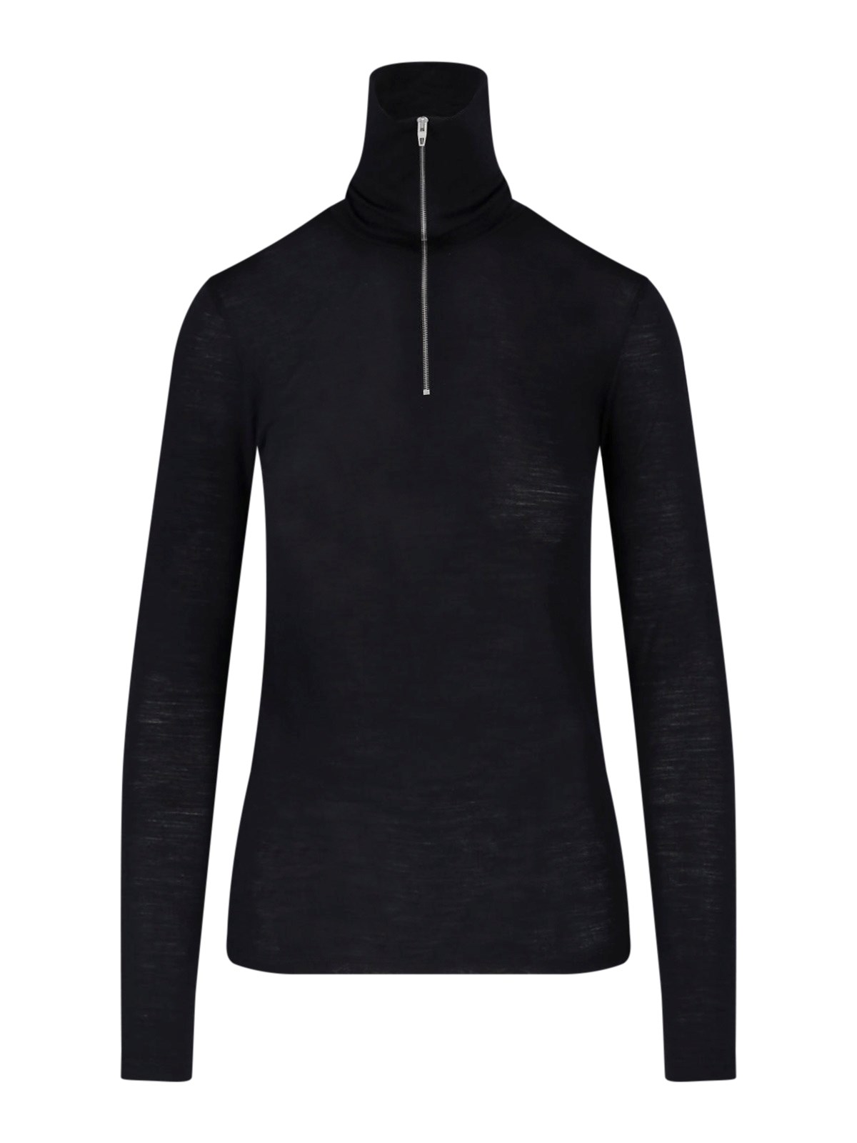 Jil Sander High Neck Zip Sweater