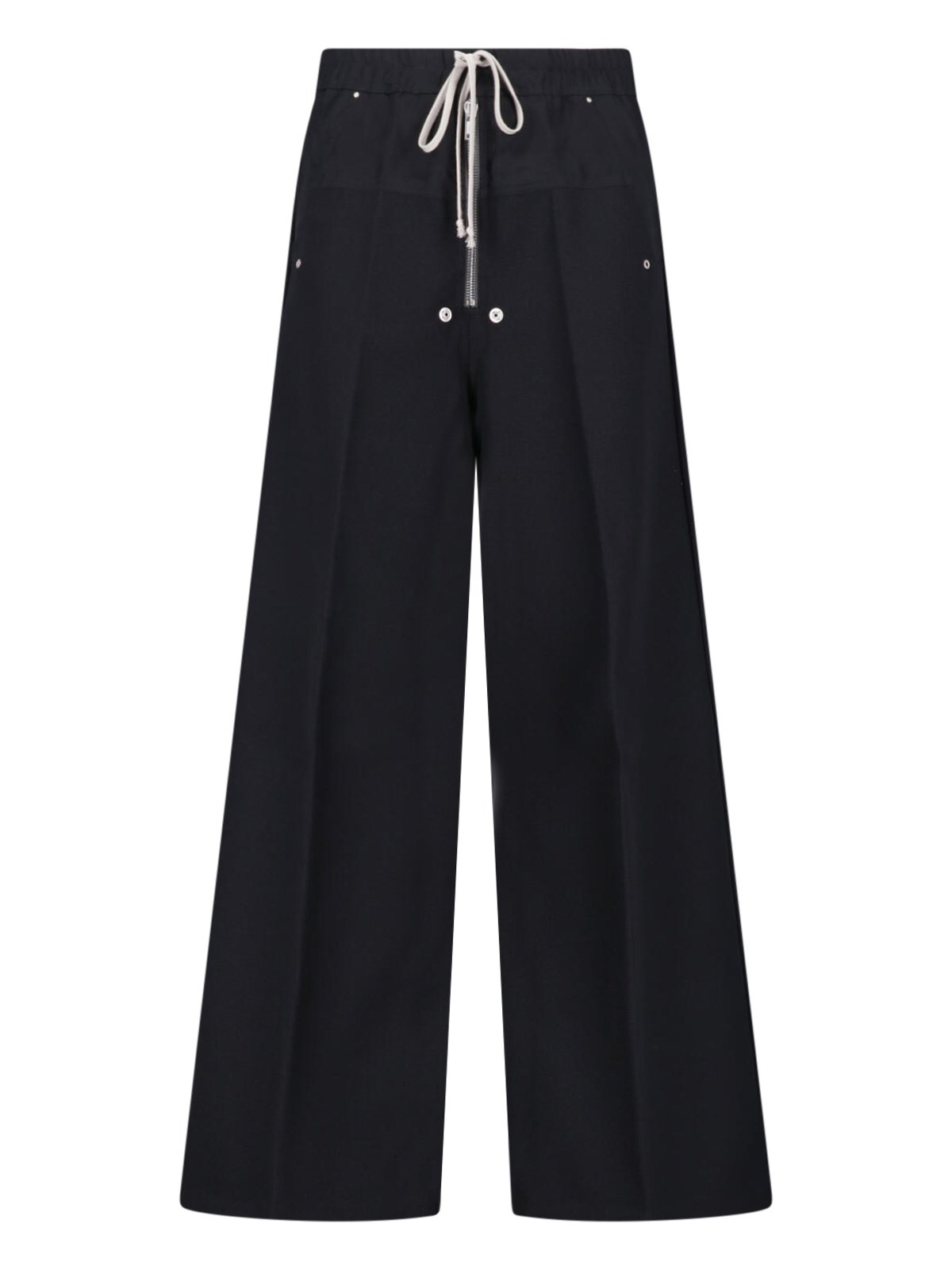 Rick Owens Men's Black Pants "Wide Bela"