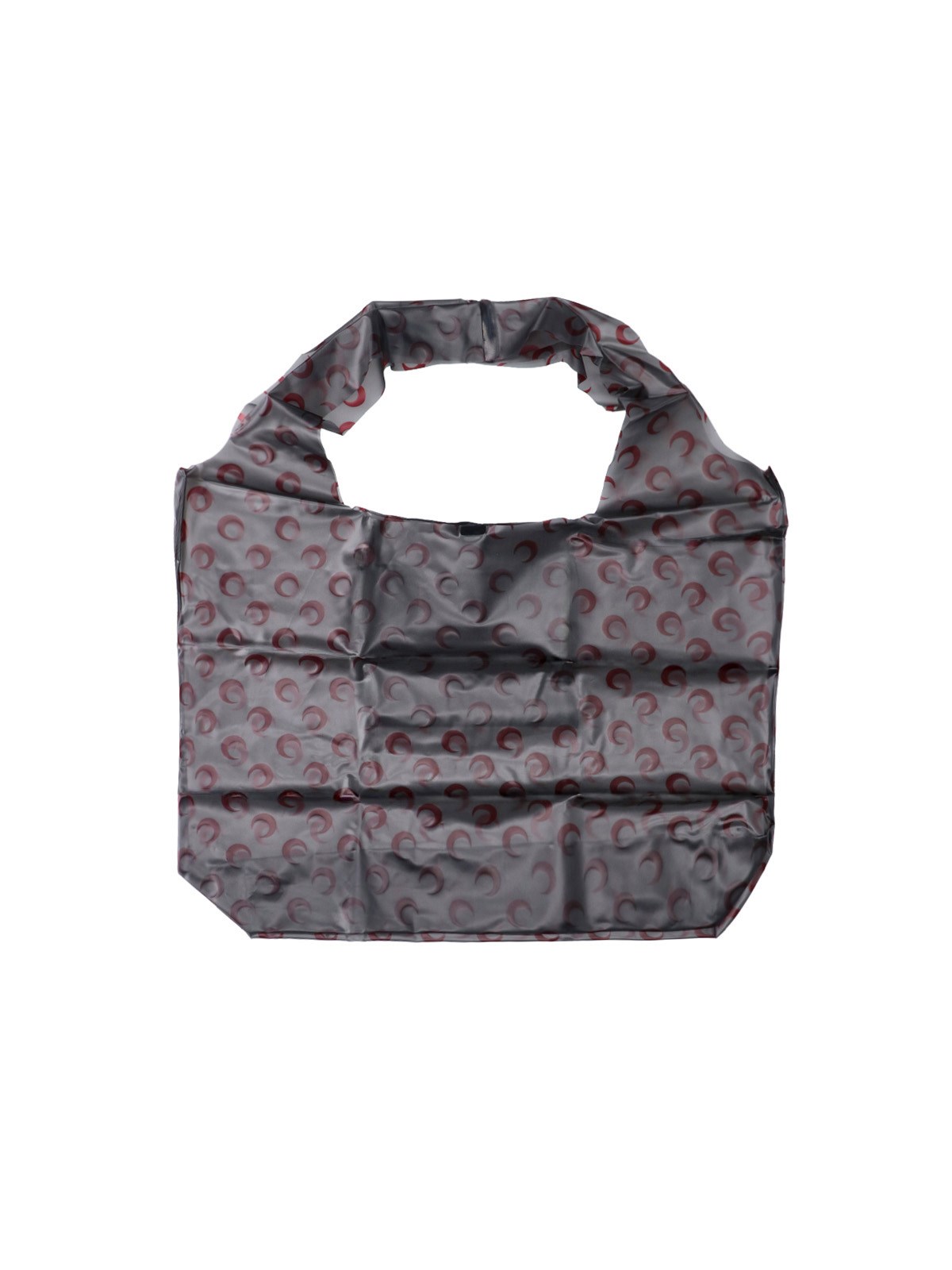 Marine Serre Black Polyurethane Shoulder Bag
