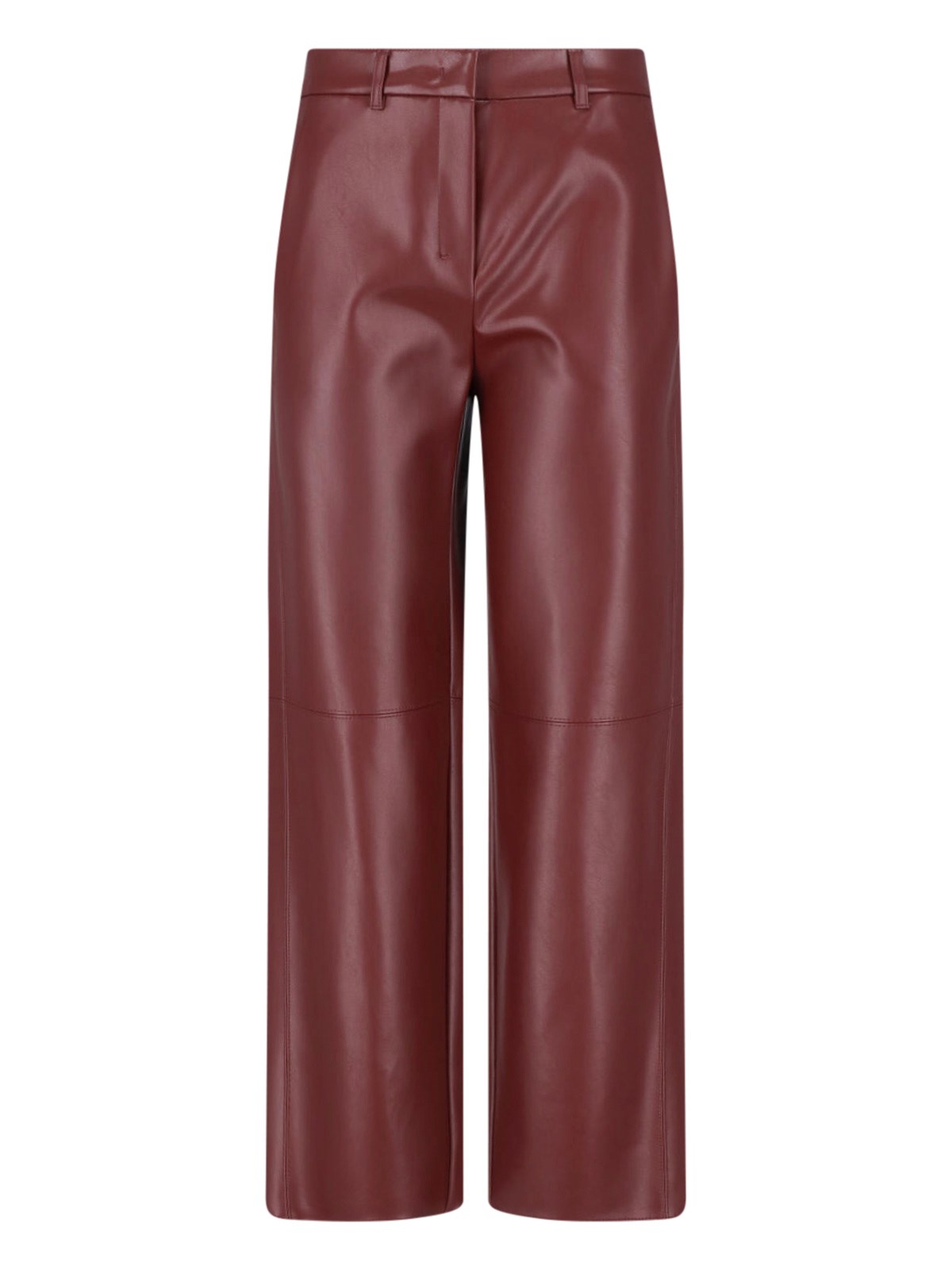 'S Max Mara Straight Pants In Coated Jersey