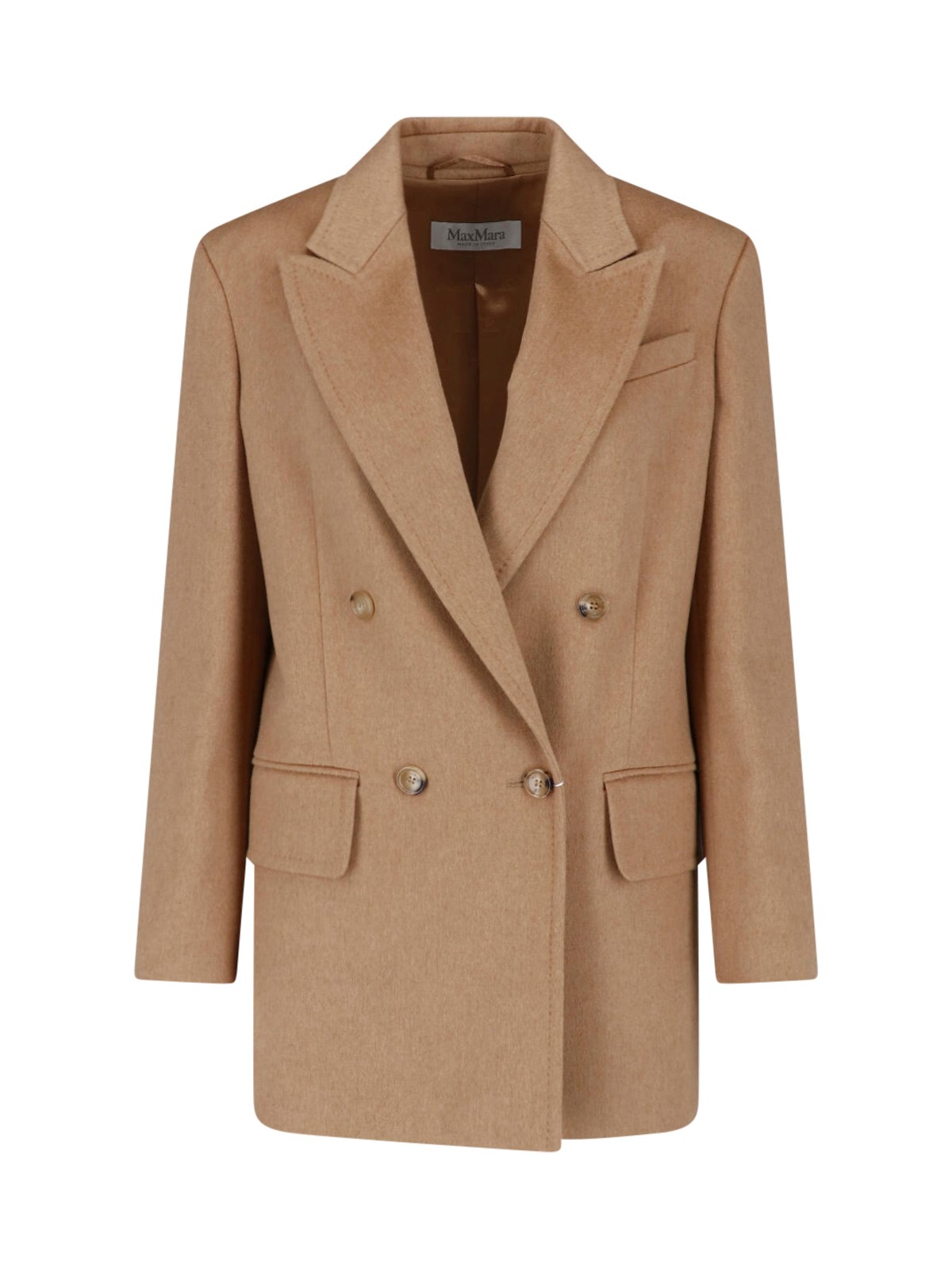 Max Mara Camel Blazer "olimpia" In Brown