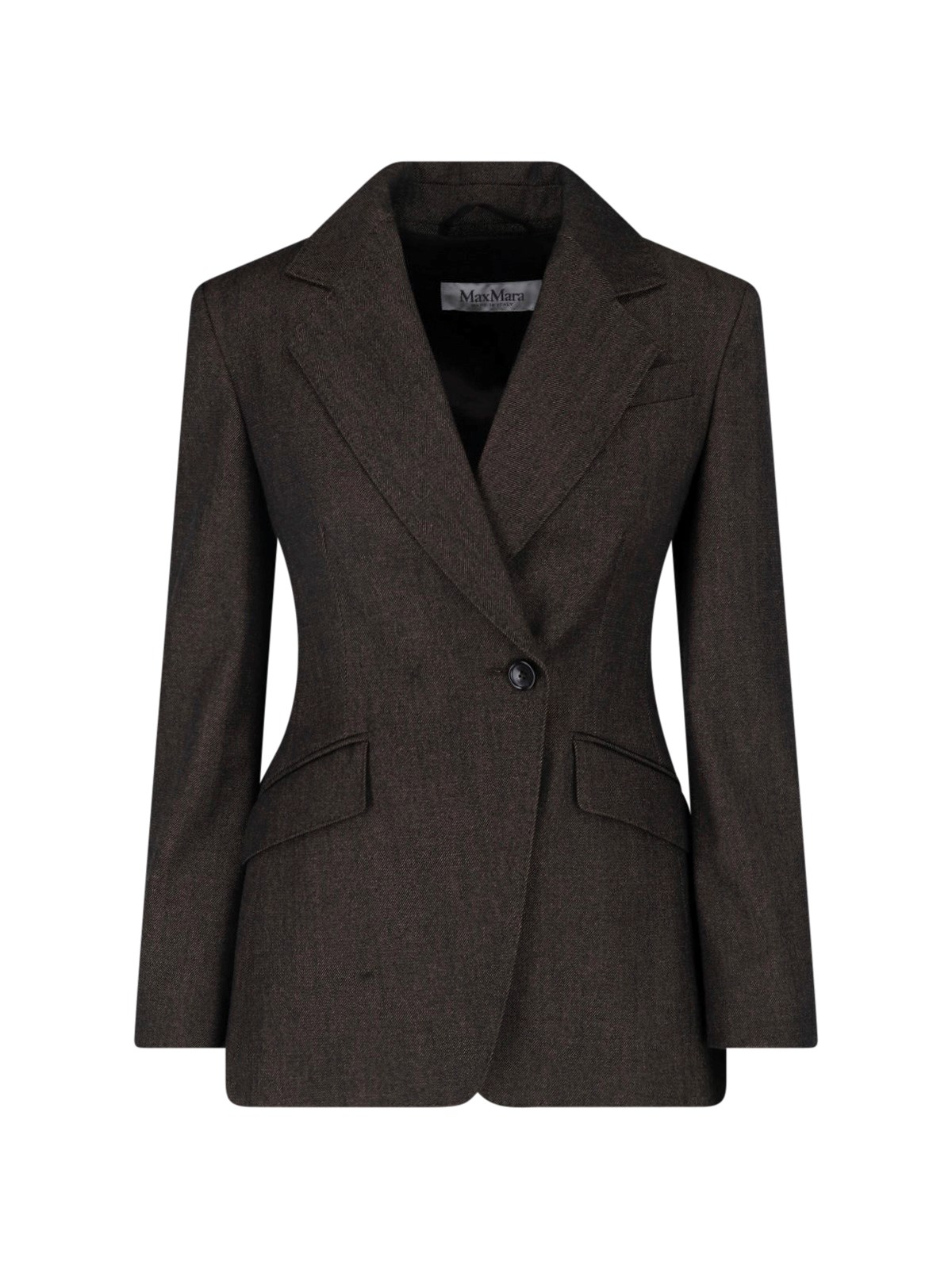 Max Mara Single-Breasted Virgin Wool Blazer
