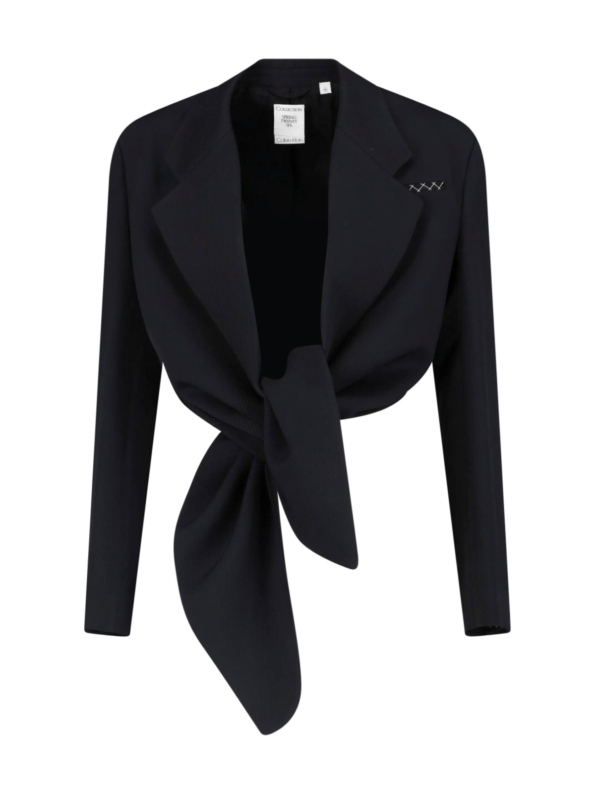 Calvin Klein Collection "Petunia" Cropped Blazer