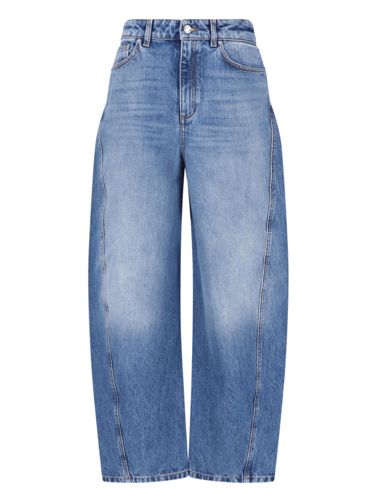 Givenchy Blue Cotton Relaxed Fit Jeans - 27 - Image 2