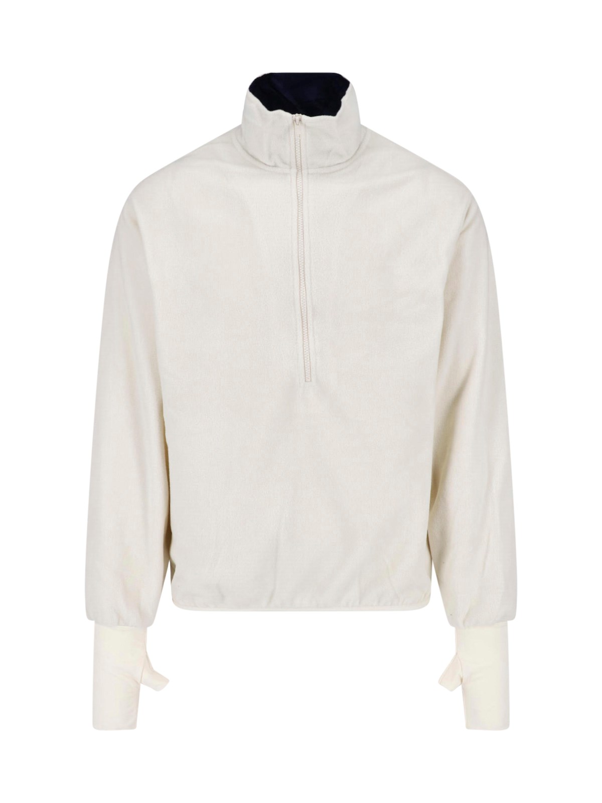 Entire Studios Unisex Crema Felpa Zip "Shell"