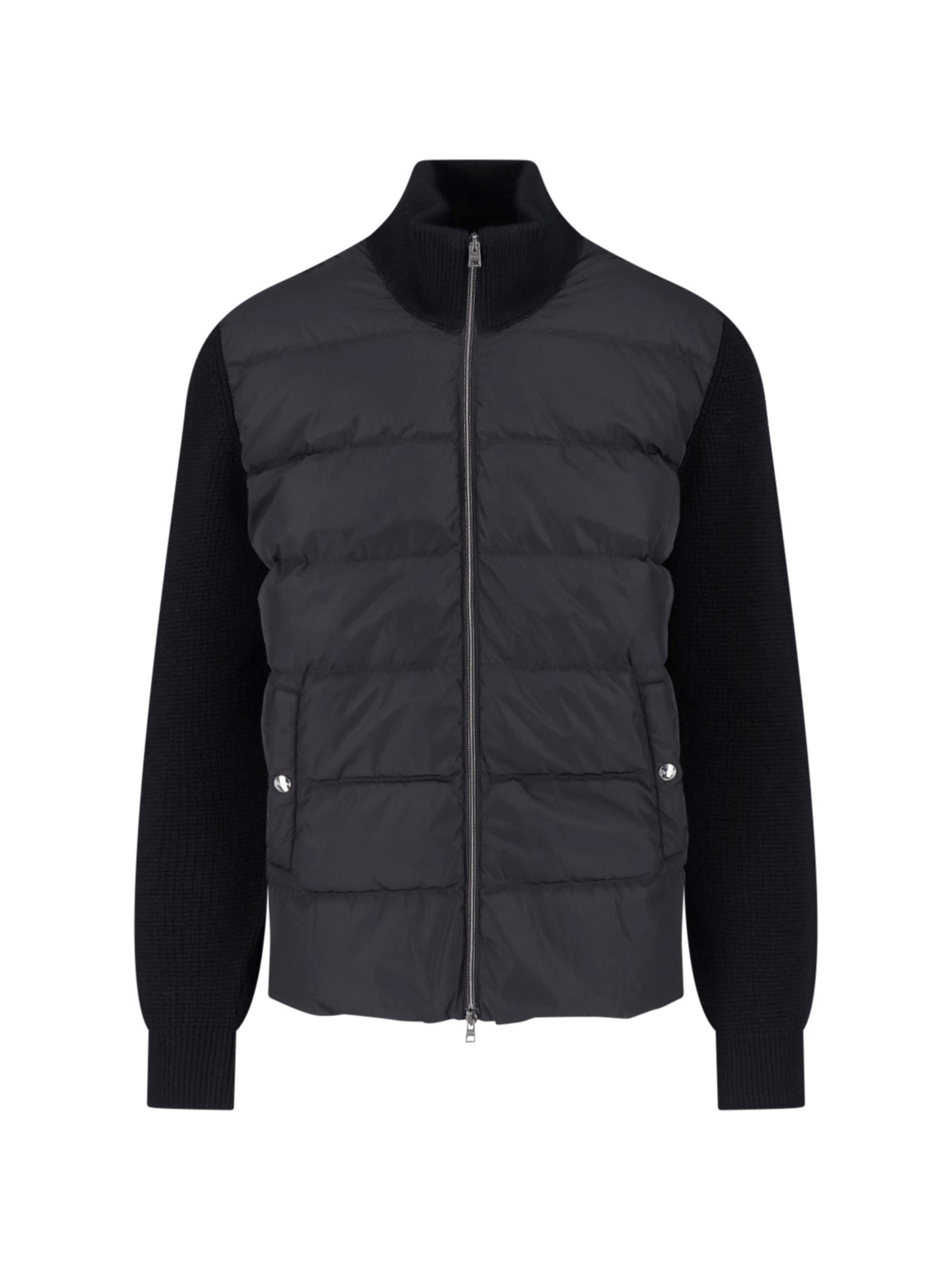 Herno Uomo Nero Cardigan Imbottito
