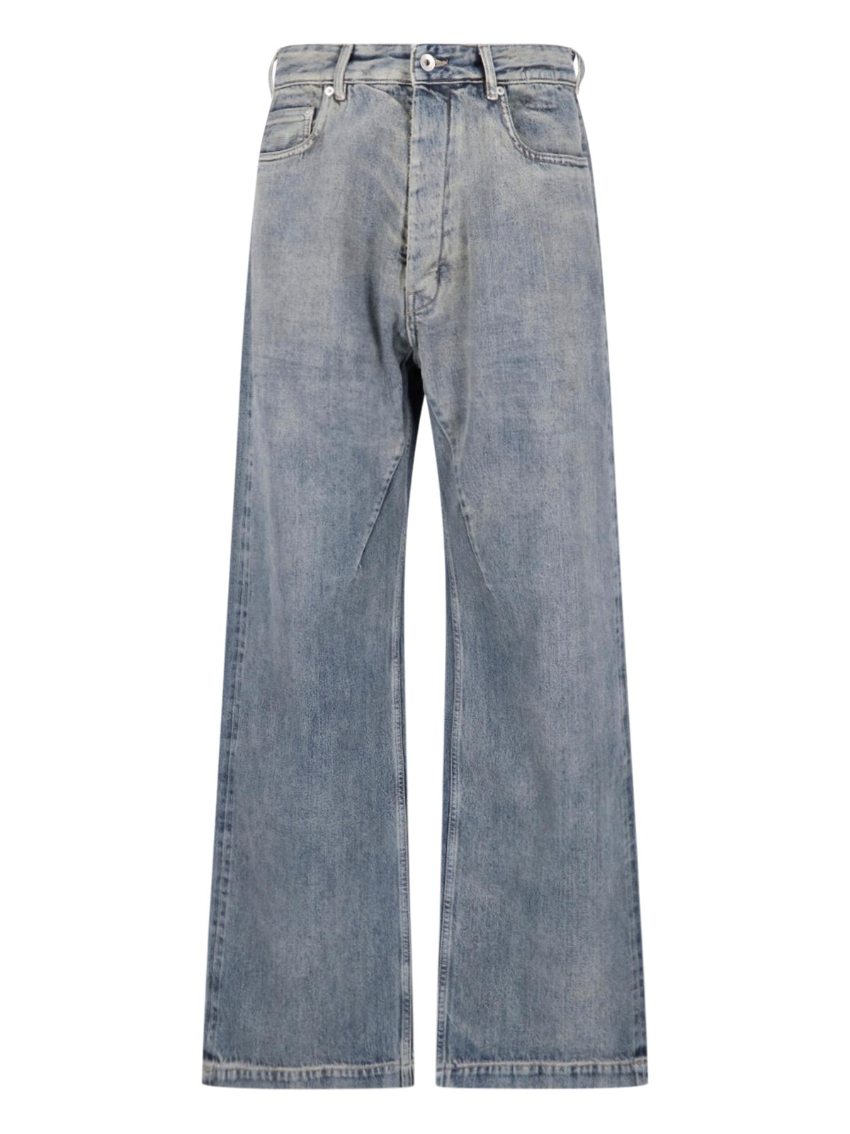 Rick Owens Drkshdw Men's Blue Wide Jeans