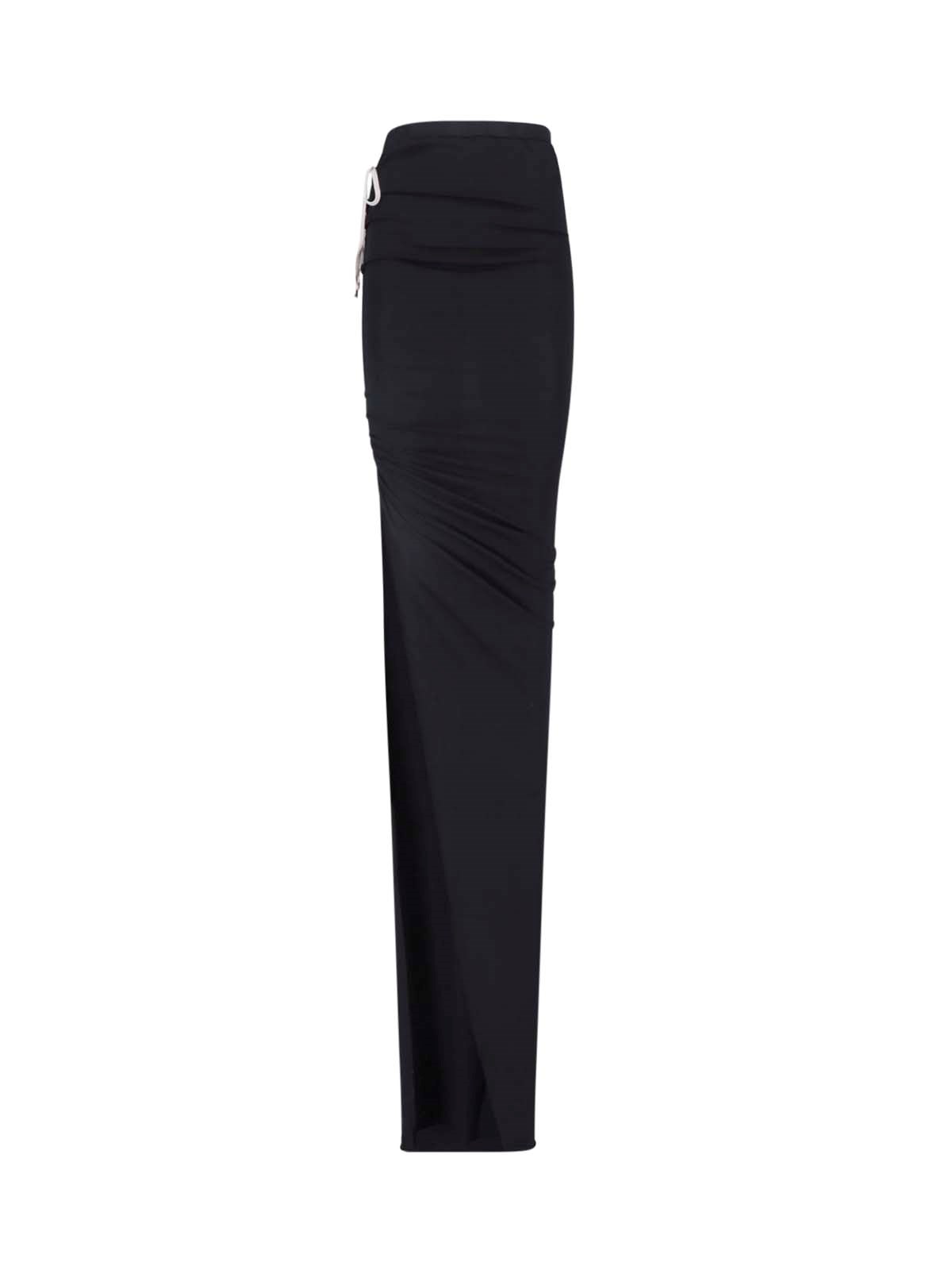 Rick Owens DRKSHDW Maxi Cotton Skirt