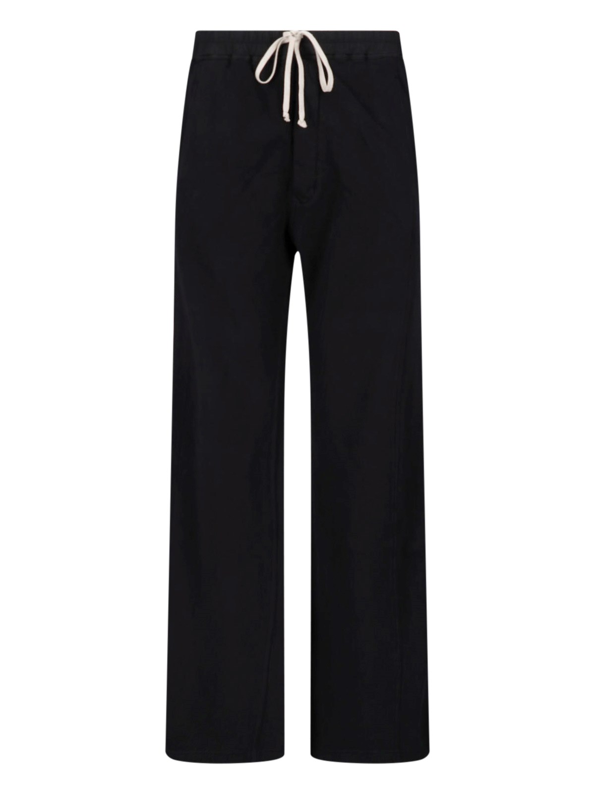 Rick Owens Drkshdw Uomo Nero Pantaloni Sportivi Dritti
