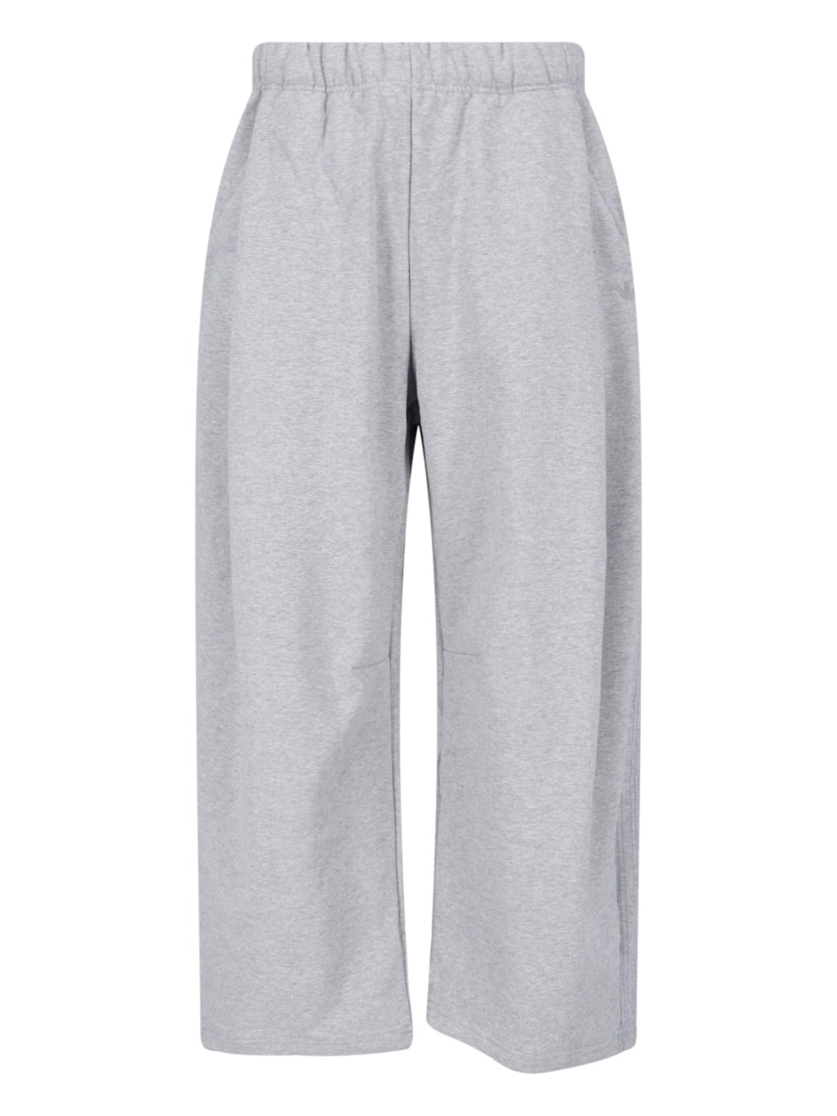 Adidas Uomo Grigio Pantaloni Sportivi Ampi