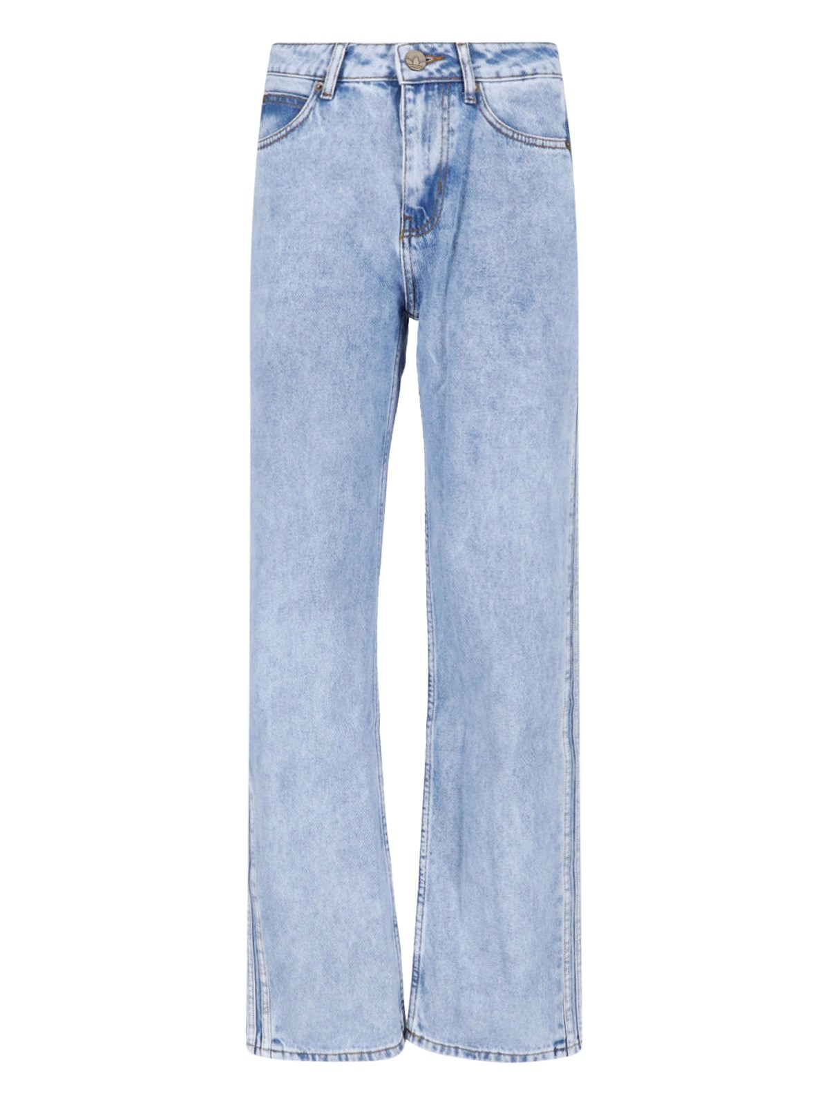 Adidas Donna Azzurro Jeans Dritti "Firebird"