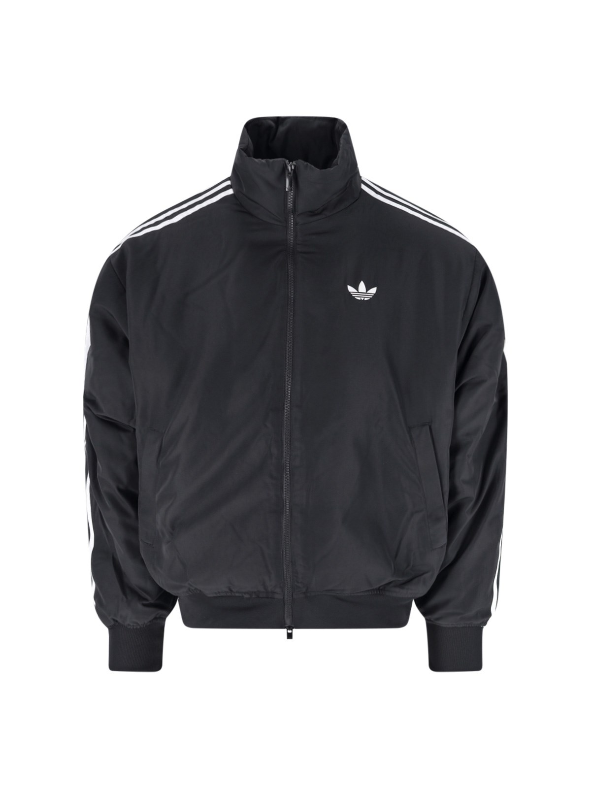 Adidas Uomo Nero Giacca Zip "Firebird Jkt"