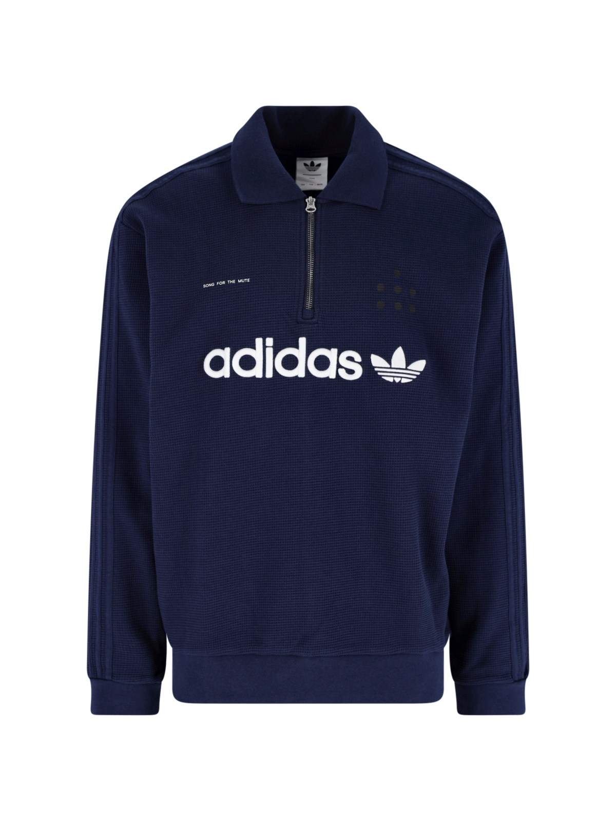 Adidas x Sftm LS Polo in Night Indigo