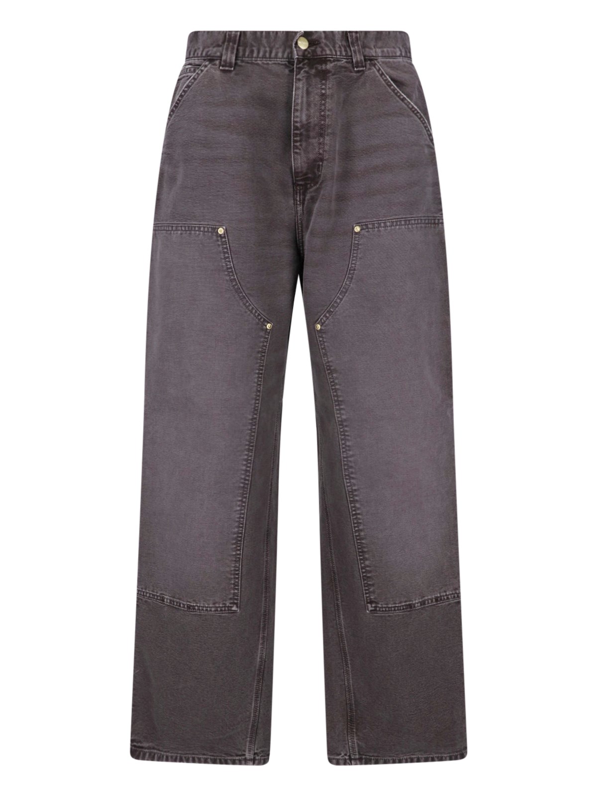 Carhartt Wip Uomo Marrone Pantaloni "Og Double Knee"
