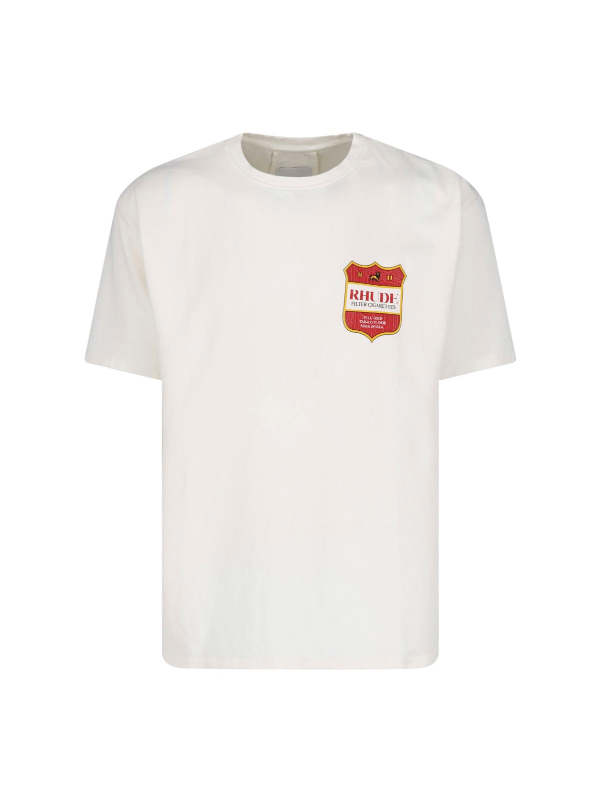 Rhude Oversized Graphic Print T-Shirt — White
