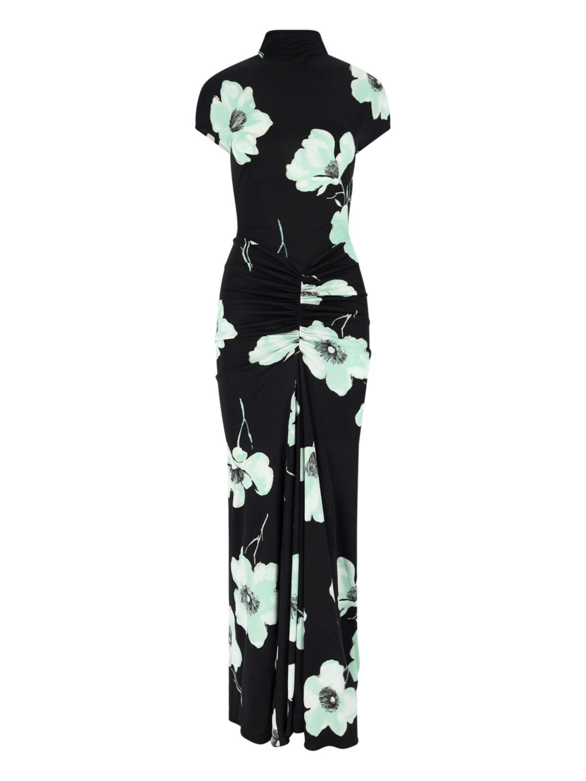 Alaïa Draped Printed Dress