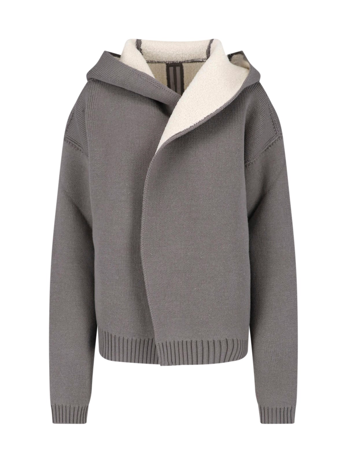 Rick Owens Wool Hooded Jacket