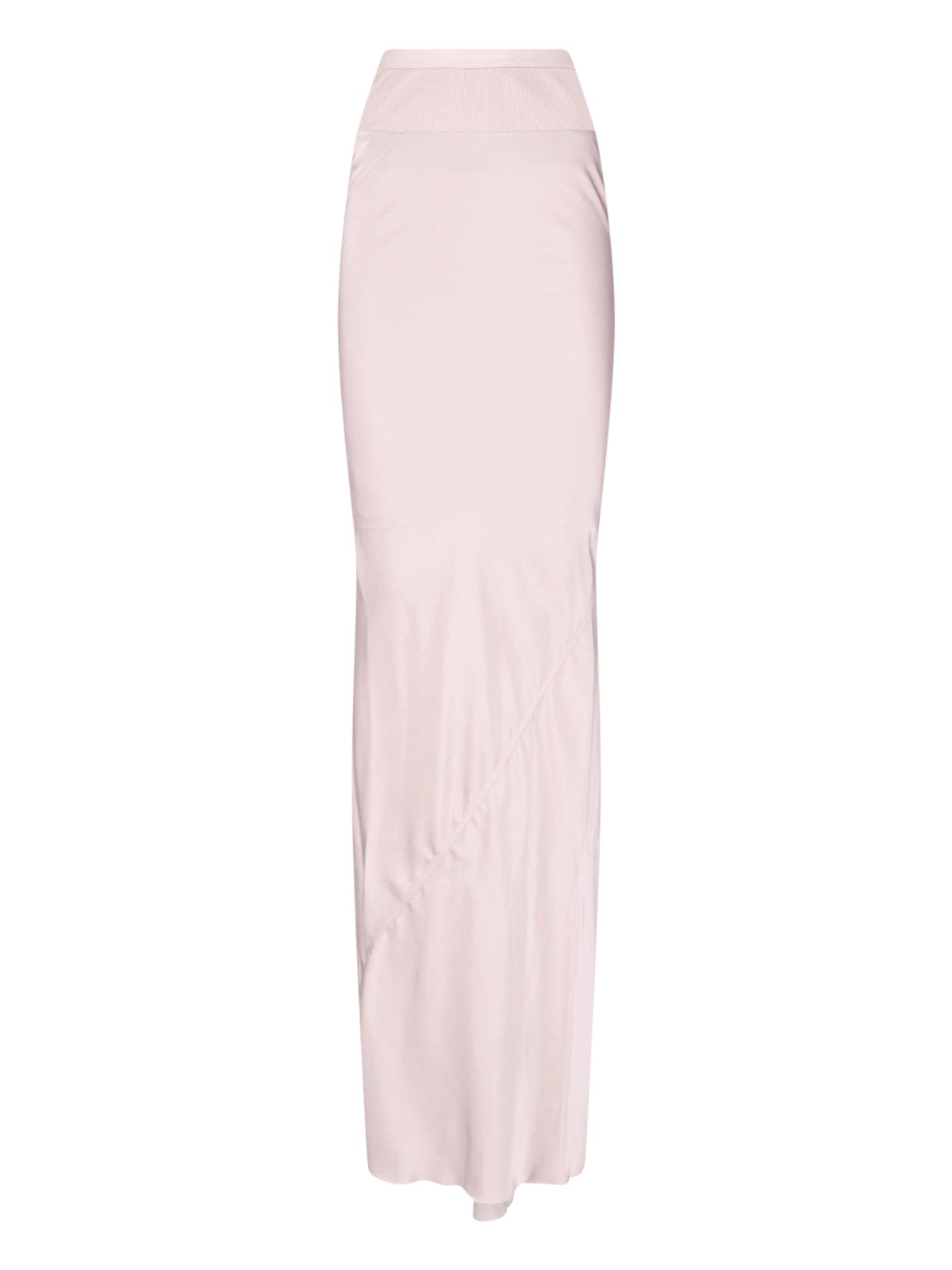 Rick Owens Women's Pink Maxi Draped Skirt