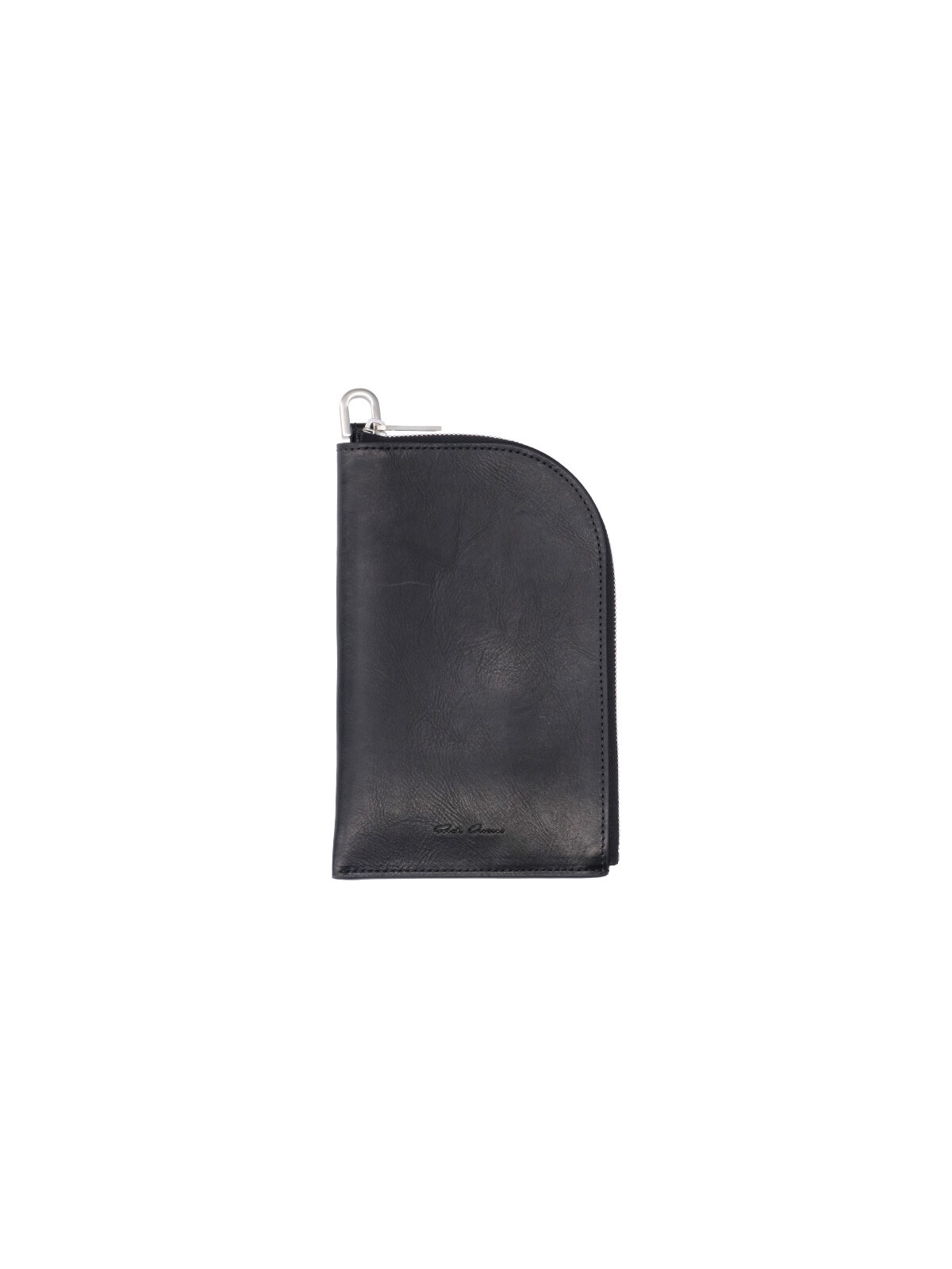 Rick Owens Women's Black Leather Crossbody Wallet