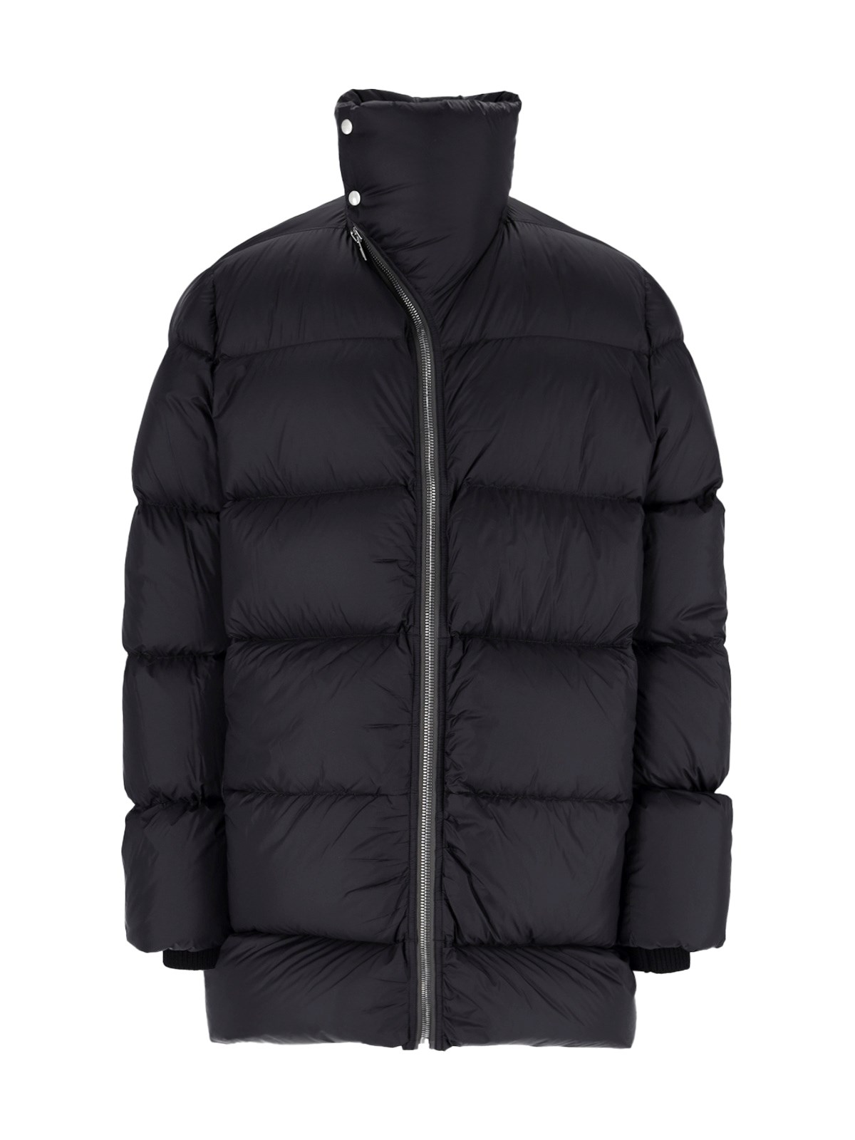 Rick Owens Men's Black Padded Jacket "Turtle"