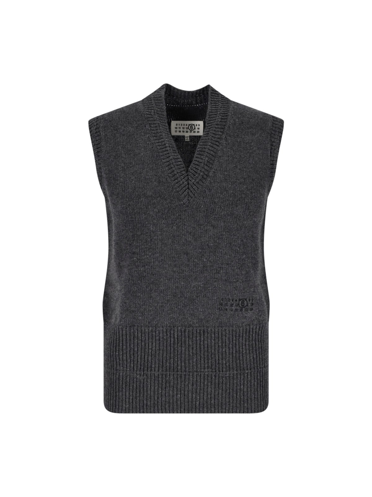 MM6 Maison Margiela Gilet In Lana
