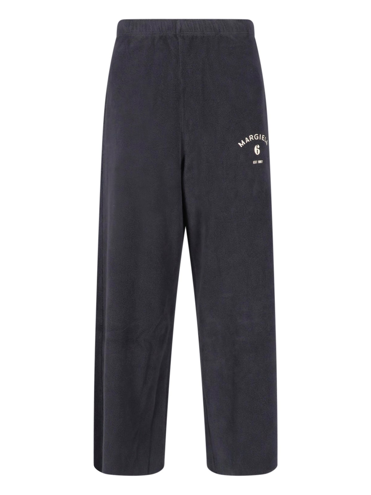 Mm6 Maison Margiela Sweatpants Logo In Gray