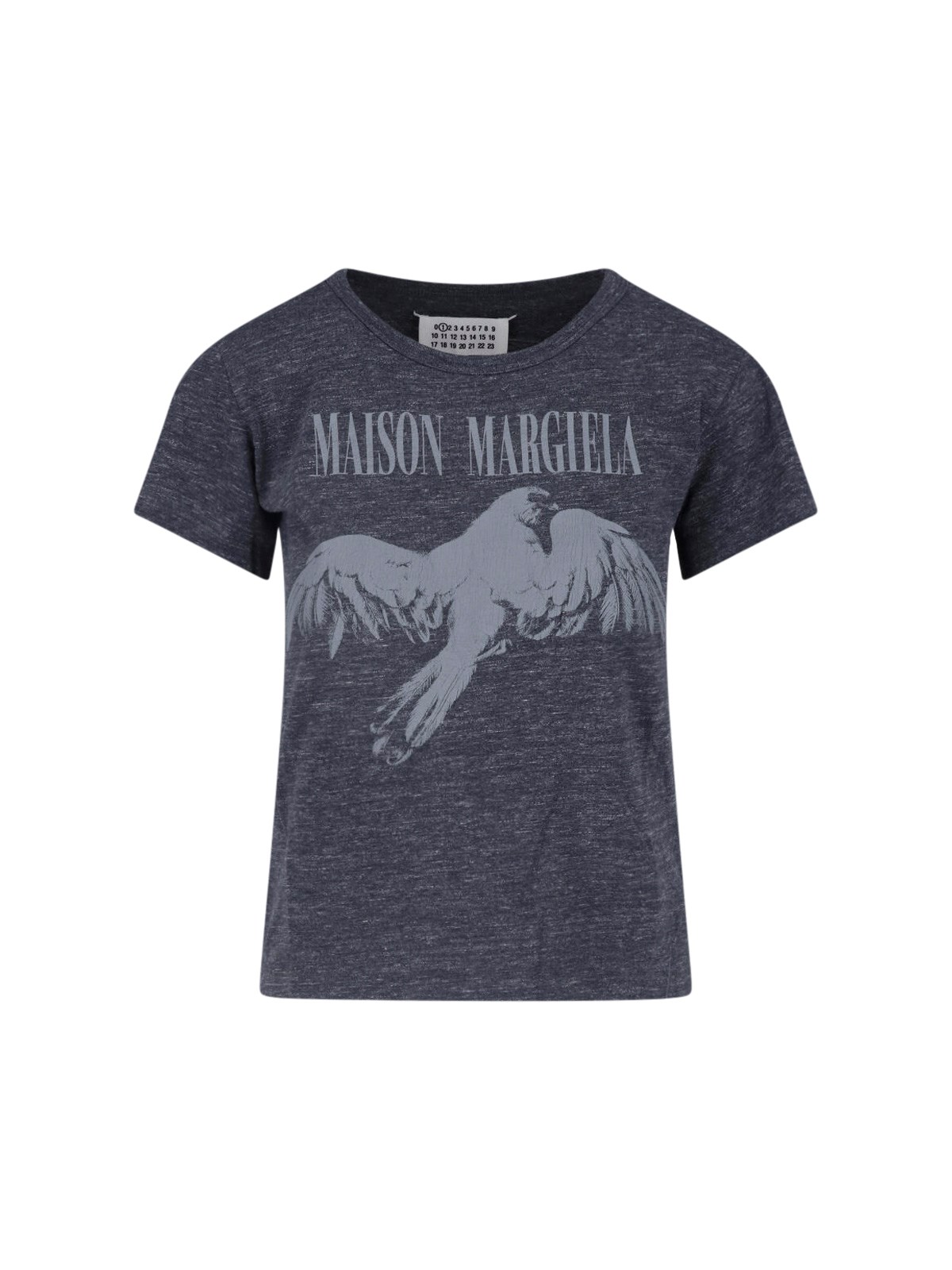 Maison Margiela Women's Gray T-Shirt “Bird”