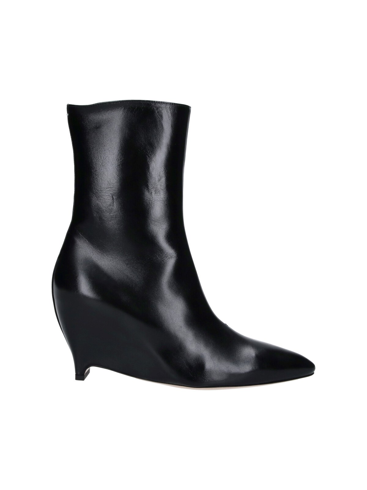 Maison Margiela Wedge Heel Ankle Boot — Black