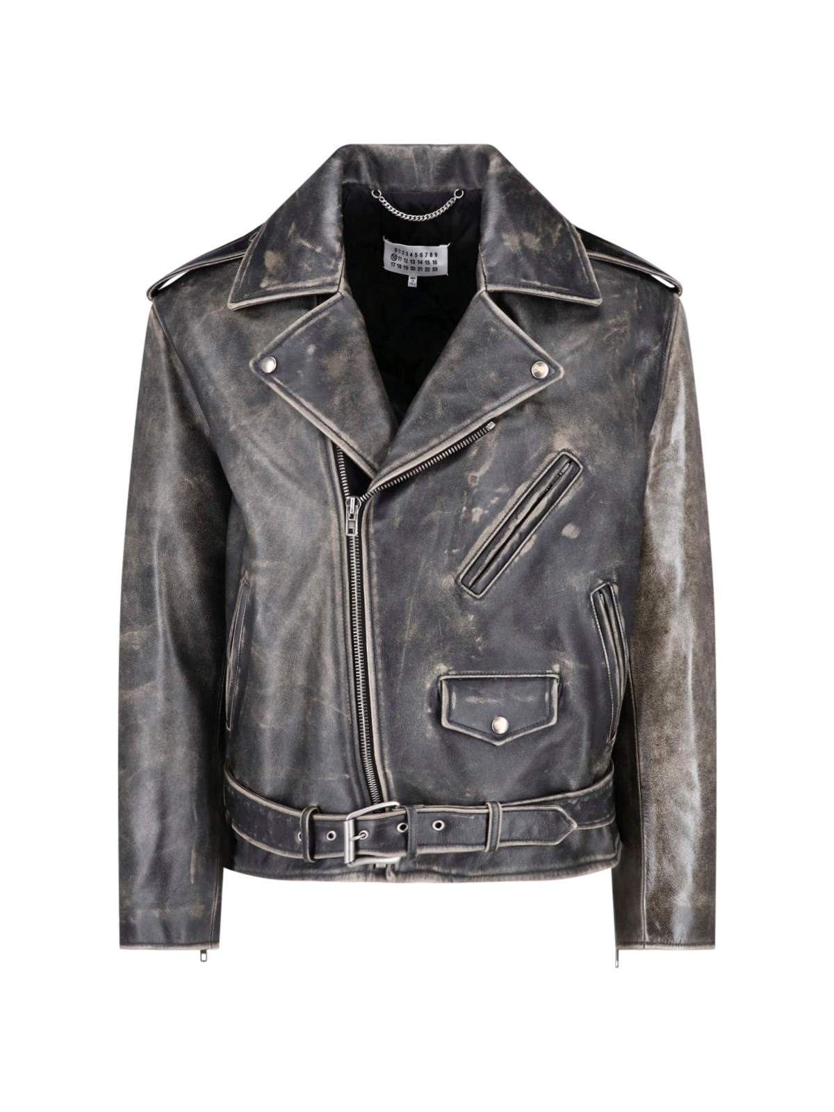 Maison Margiela Used Leather Jacket