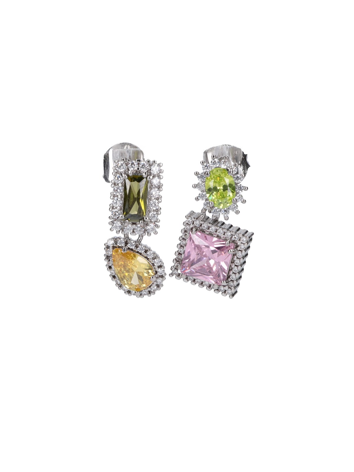 Maison Margiela Earrings "cluster" In Silver