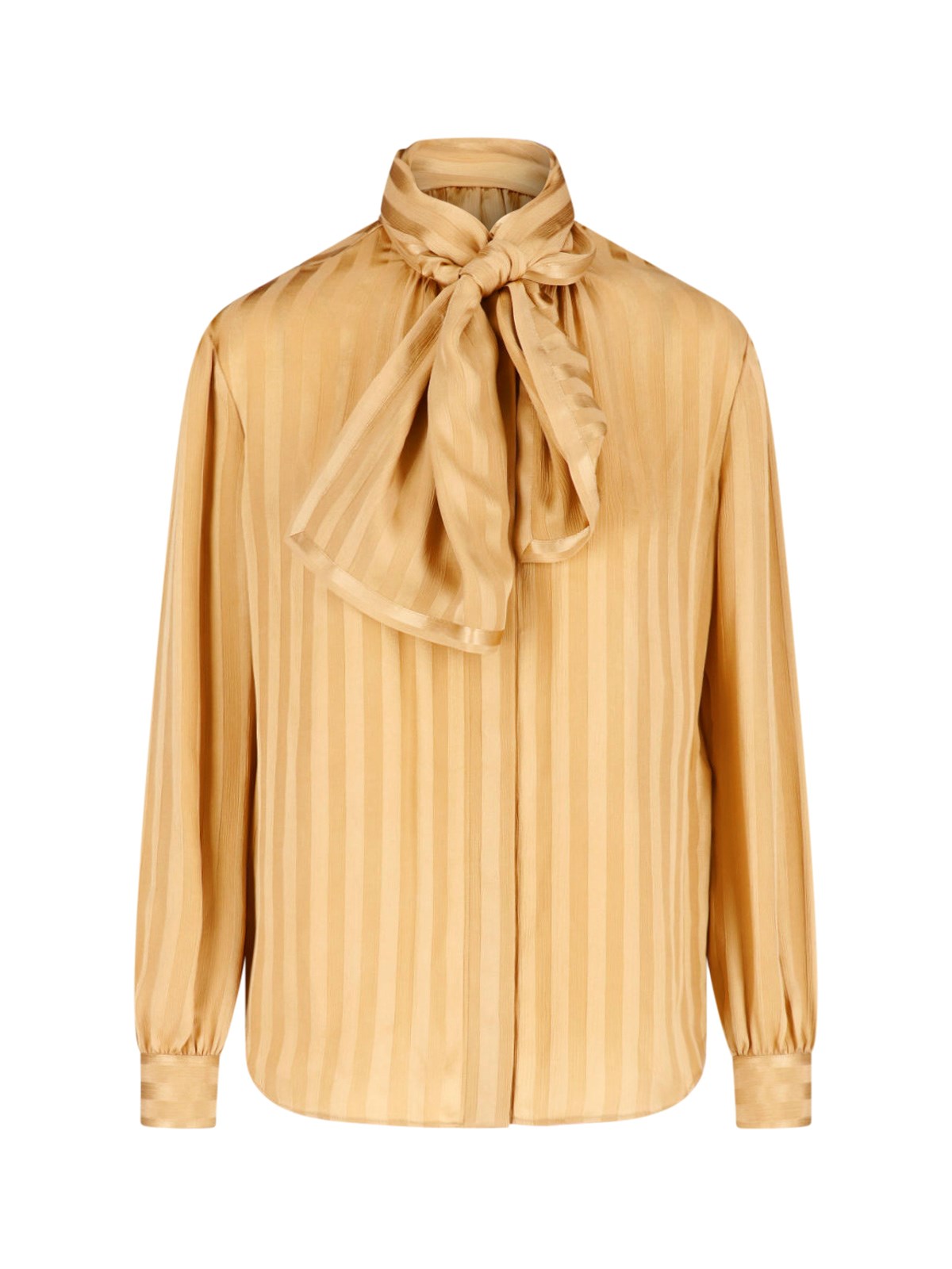 Saint Laurent Camicia In Seta Lavallière