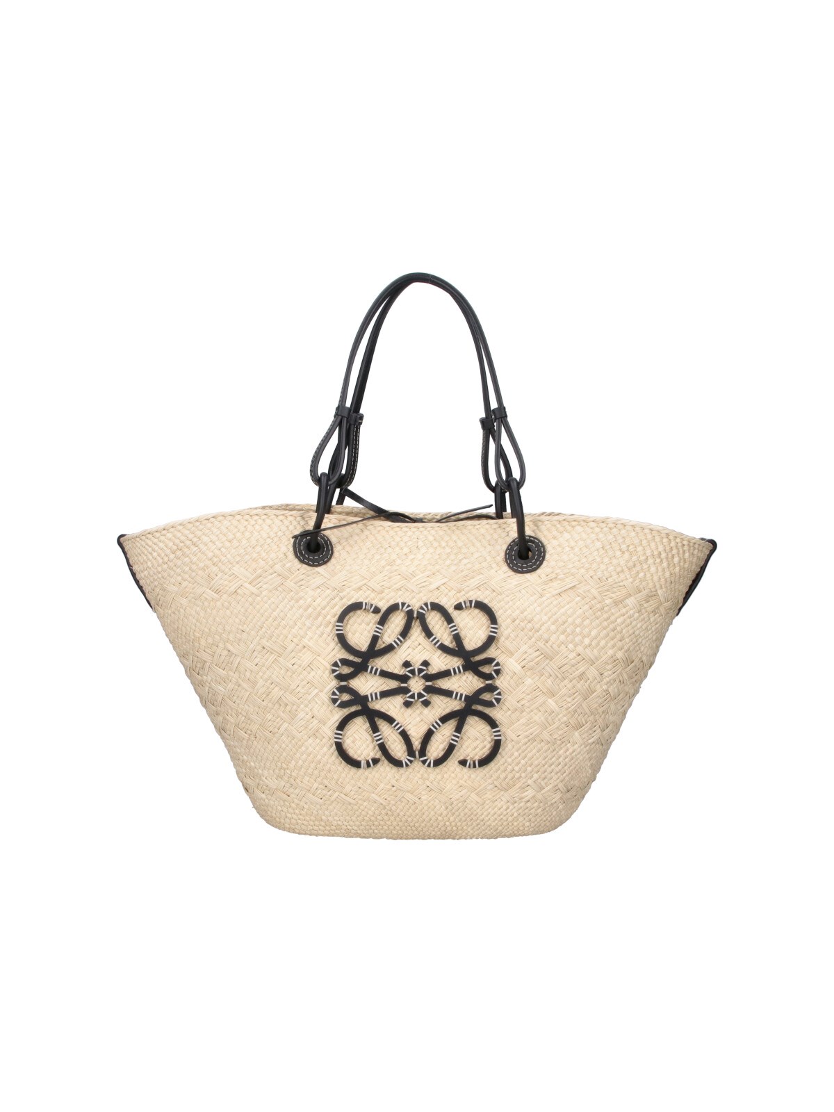Loewe Medium Tote Bag "anagram Basket" In Beige