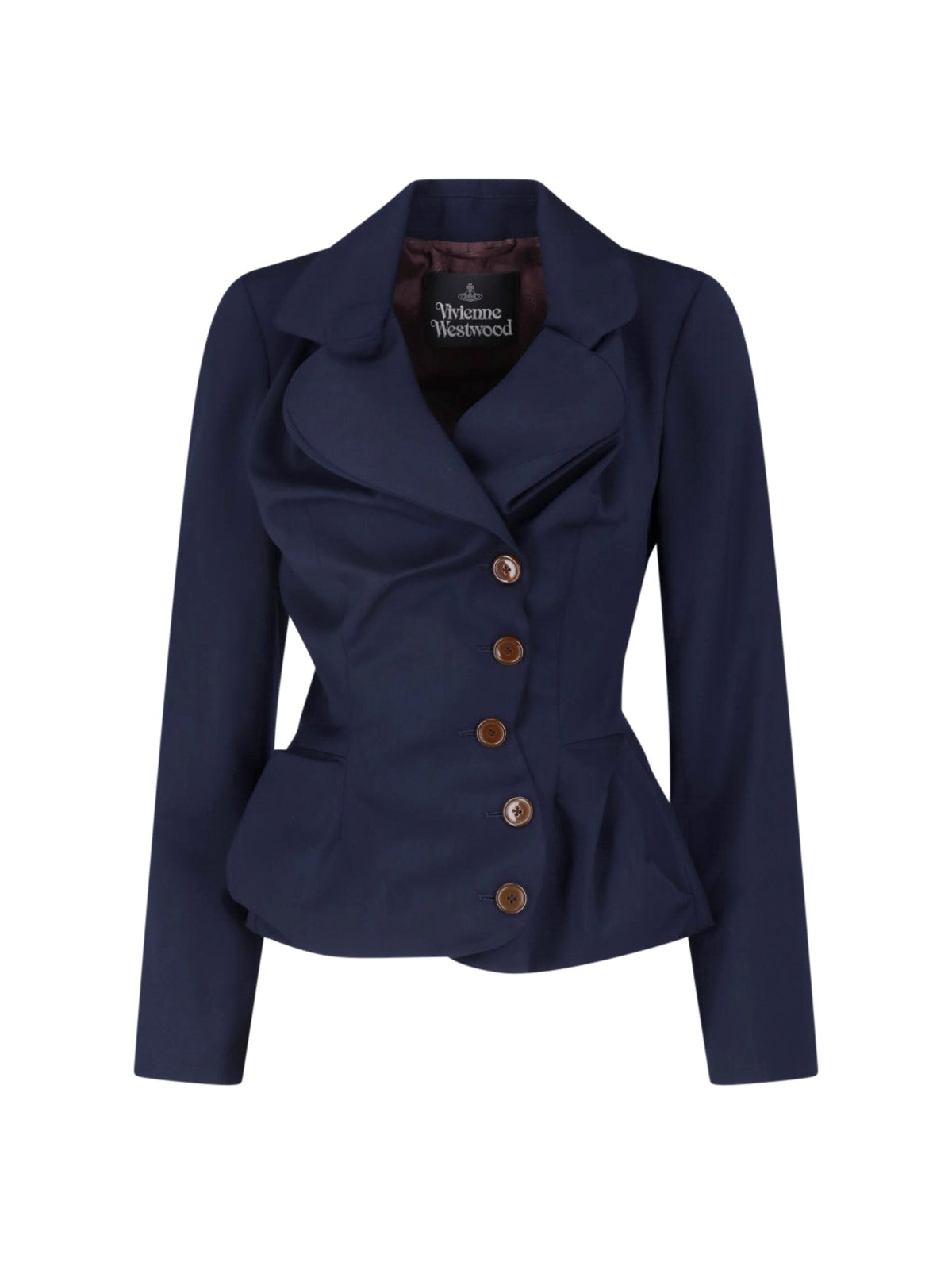 Vivienne Westwood Jacket "drunken Tailored" In Blue