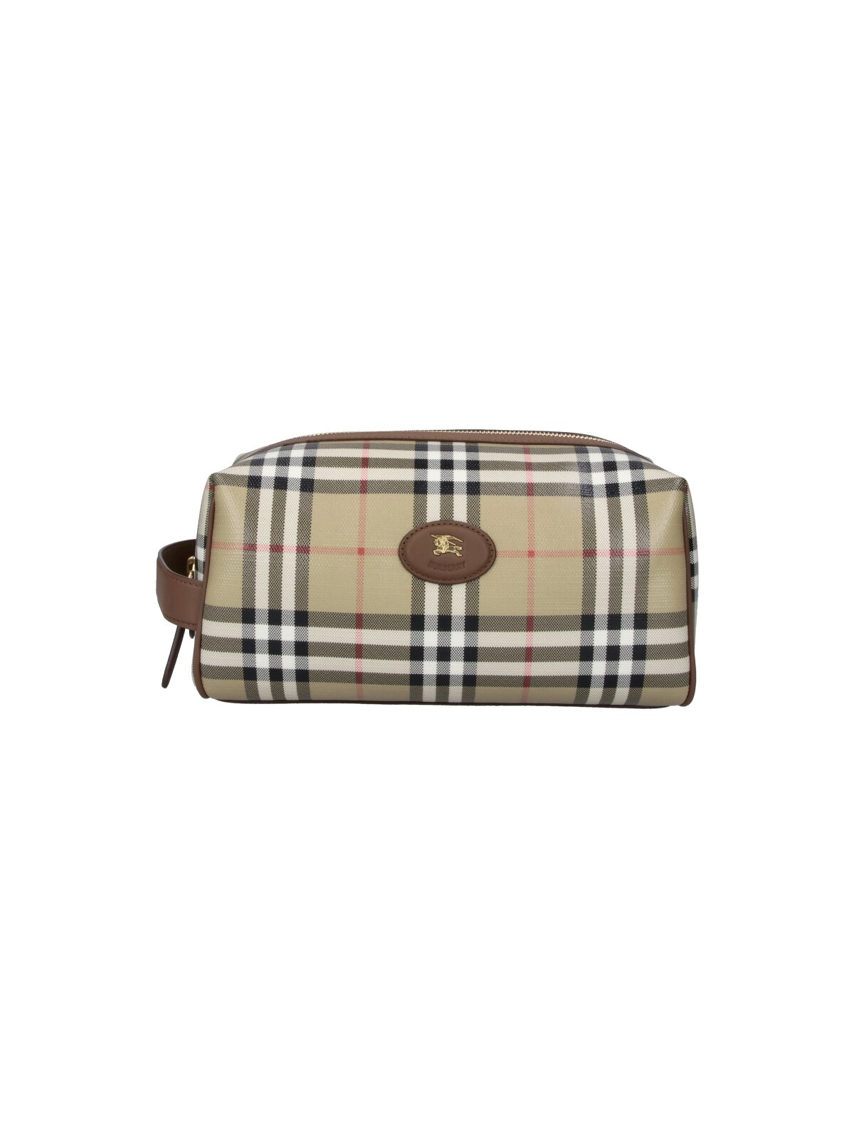 Burberry Uomo Beige Pouch "Check"