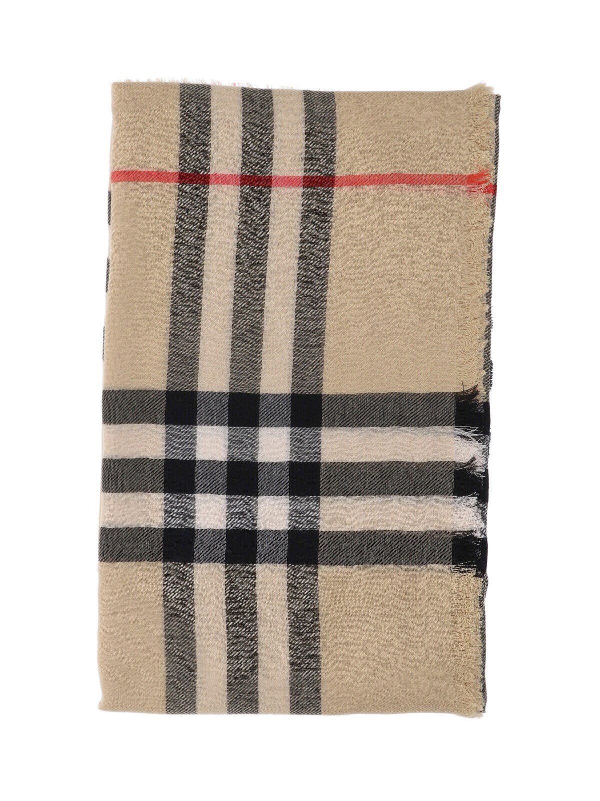 Burberry Wool Scarf "Check"