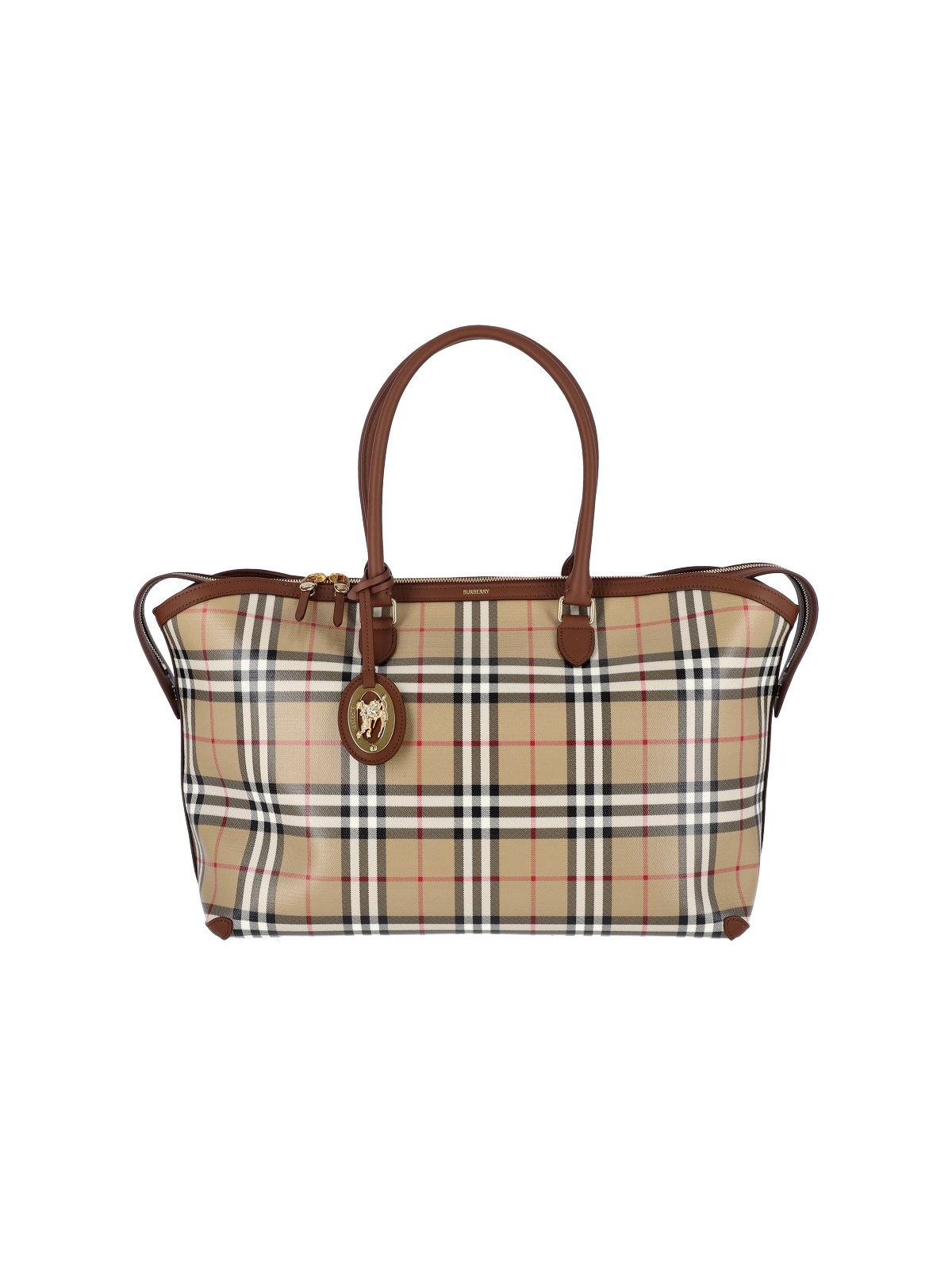 Burberry Donna Beige Borsa Tote "Check"