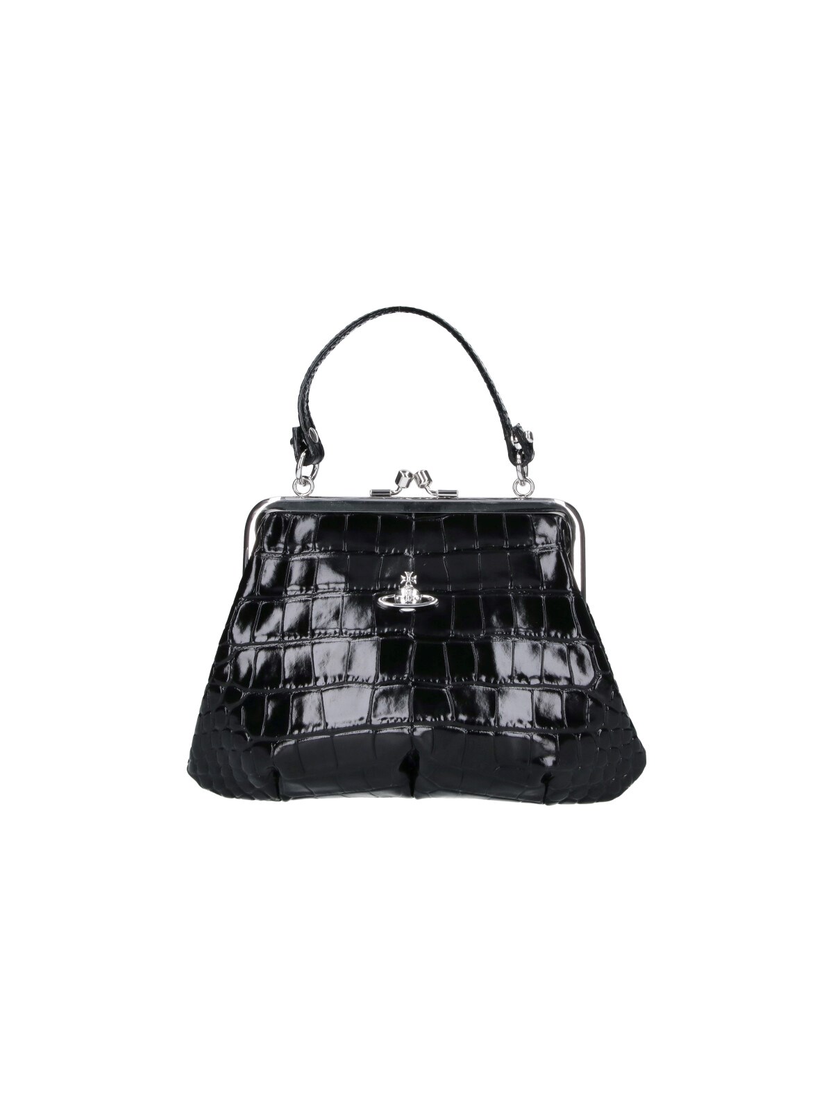 Vivienne Westwood Women's Black Handbag “Granny Frame”