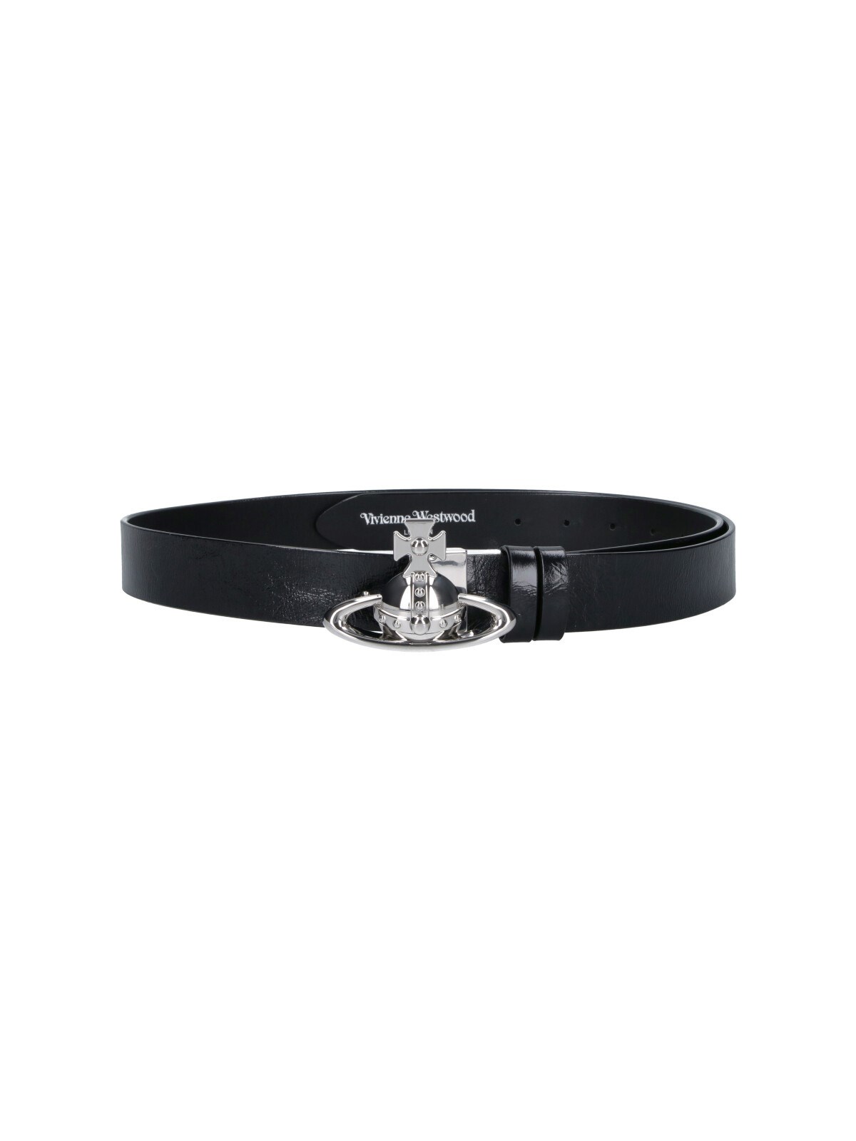 Vivienne Westwood Women's Black Belt "Orb"