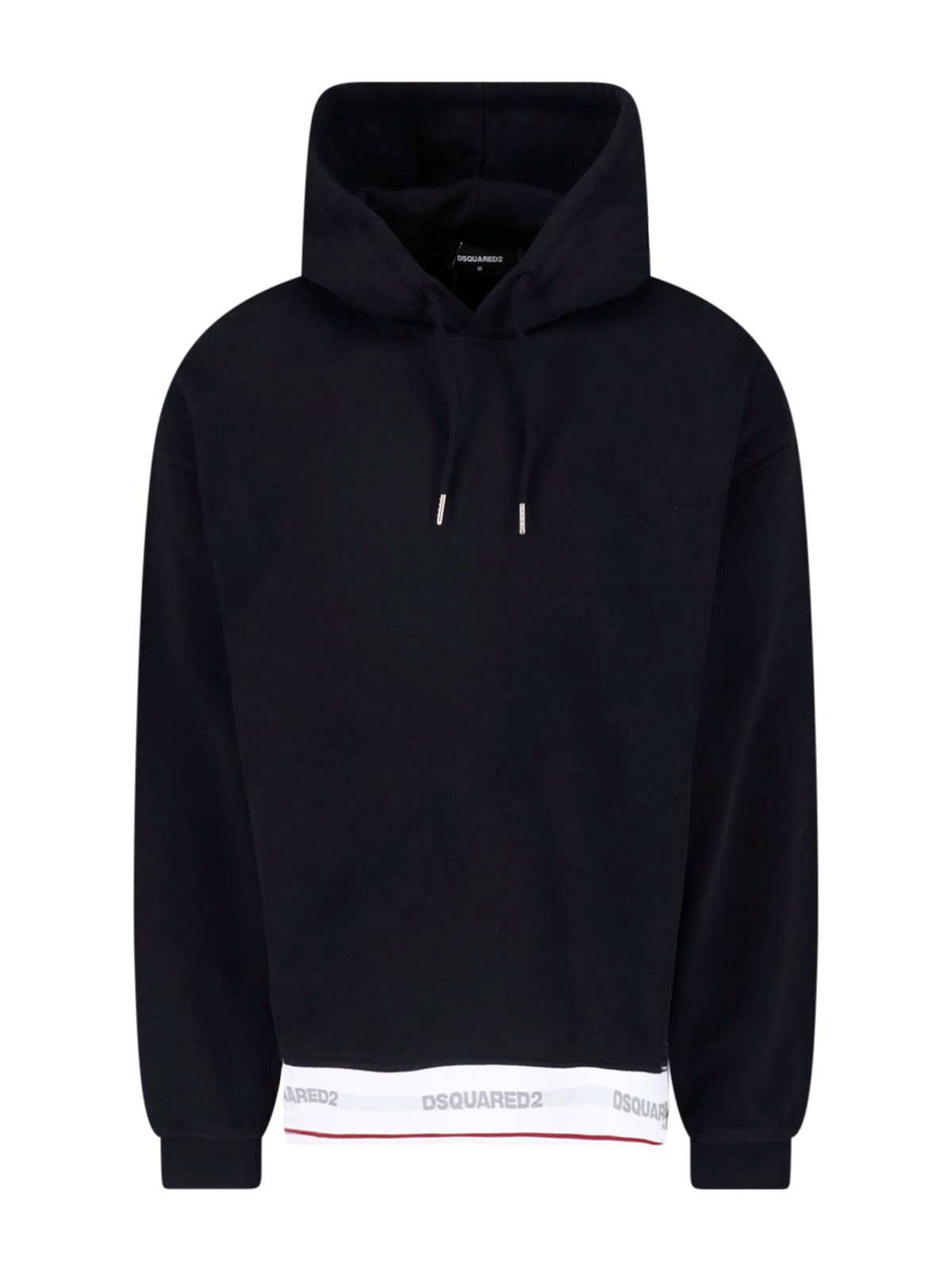 Dsquared2 Men's Black Hooded Sweatshirt Logo