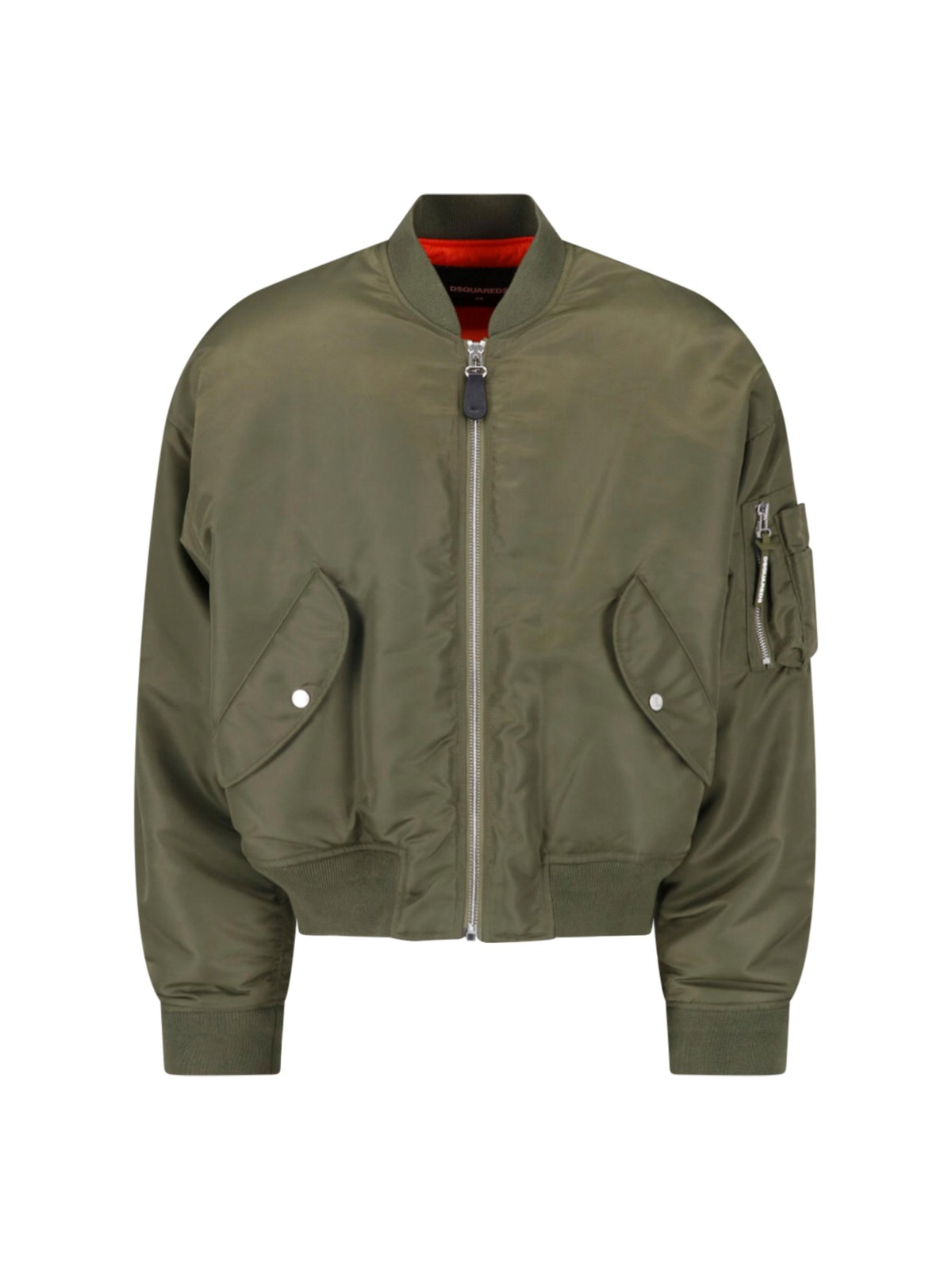 Dsquared2 Uomo Verde Giacca Bomber "80S"
