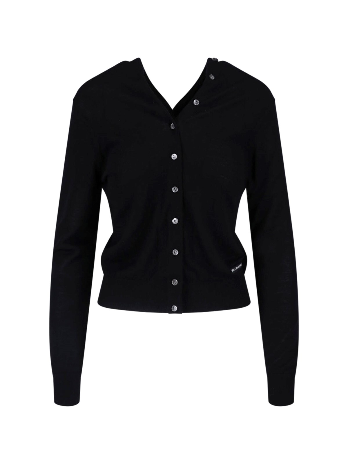 Alexander Wang Button Cardigan In Black