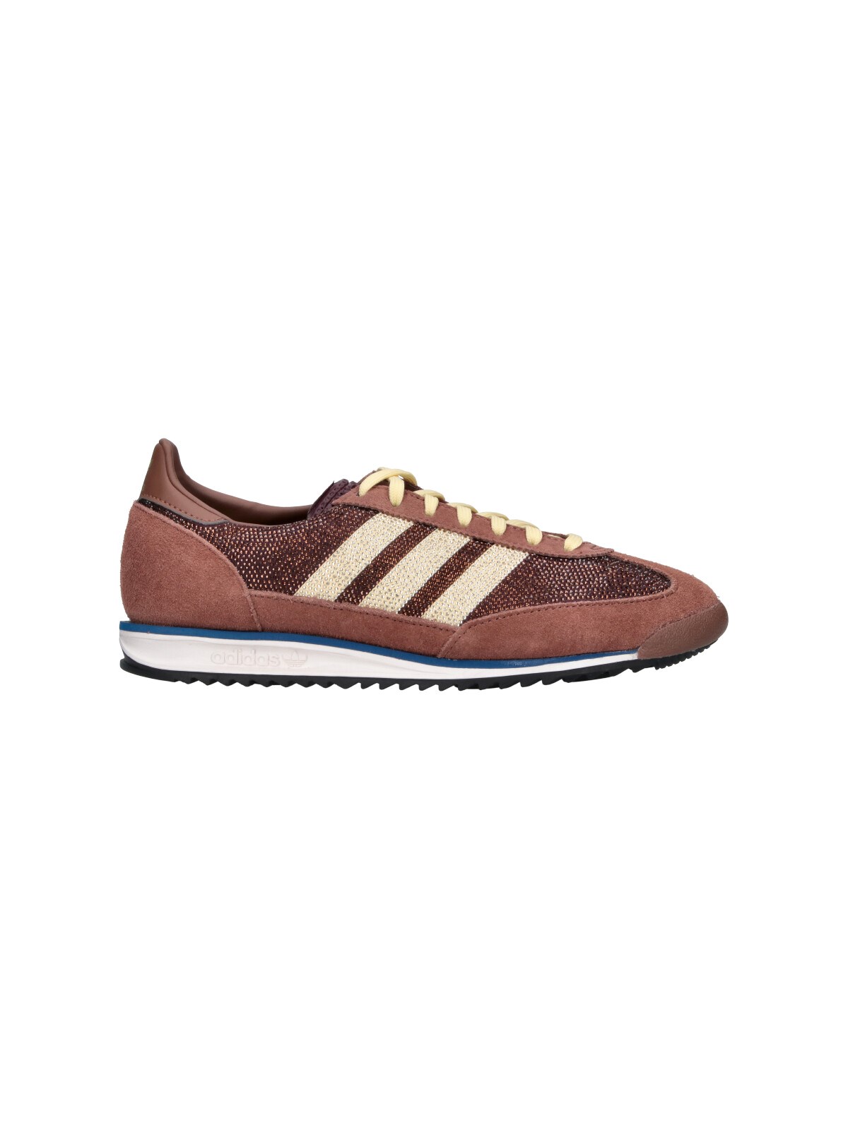 Adidas SL 72 Trainers Preloved Brown Almost Yellow Maroon, 6.5