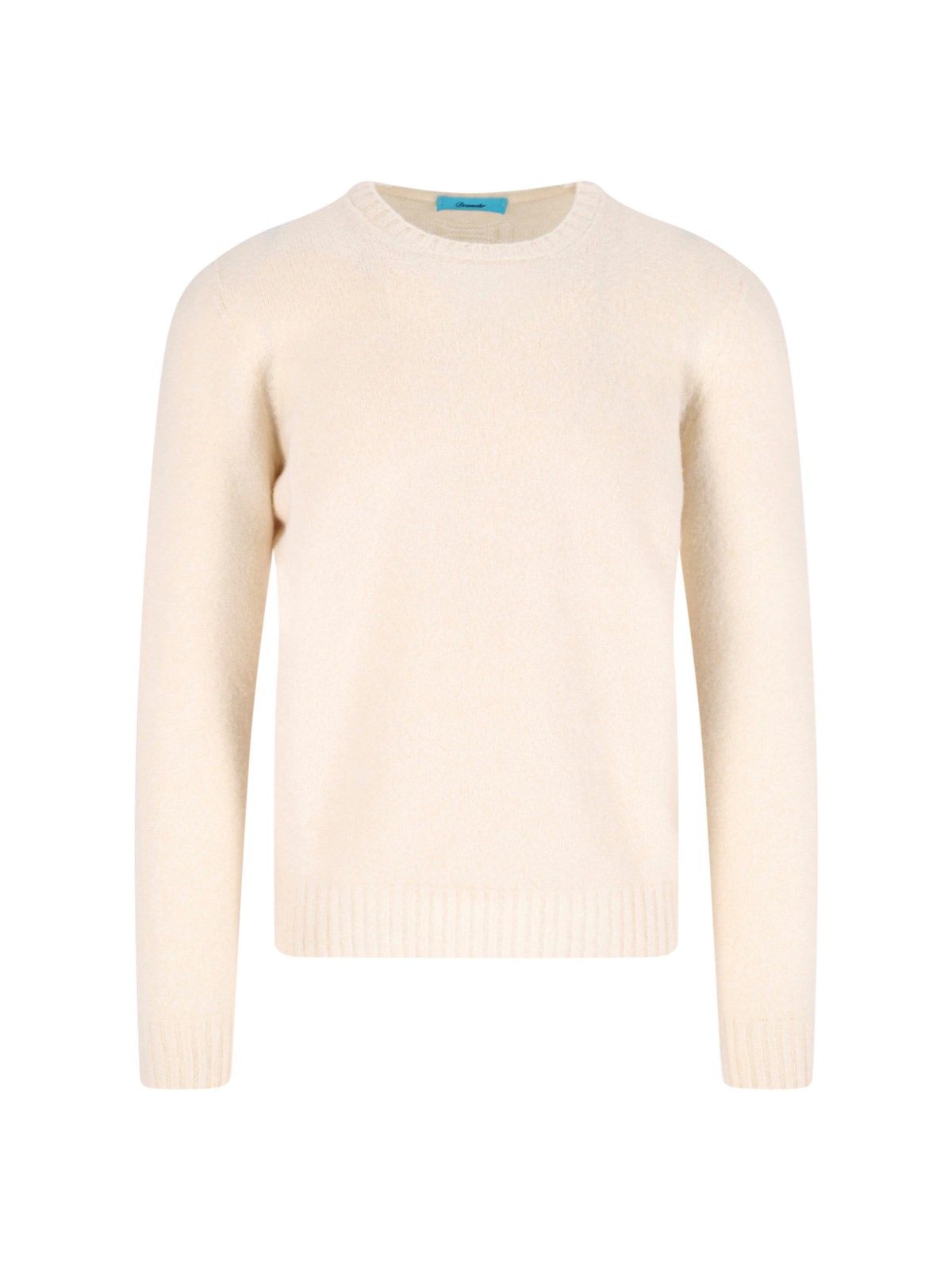 Drumohr Wool Crew Neck Sweater — White