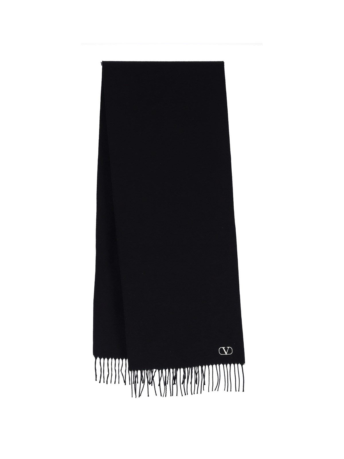 Valentino Garavani Men's Black Scarf "Vlogo Signature"