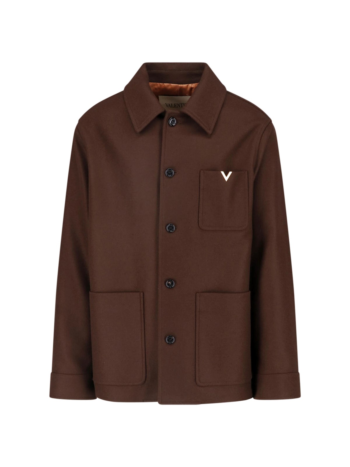 Valentino Jacket In Virgin Wool "Vgold"