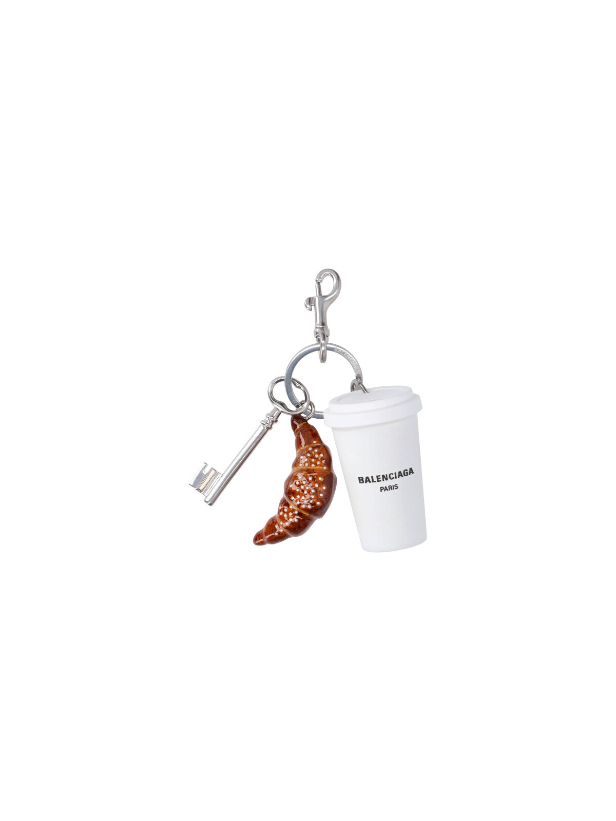 Balenciaga Keychain Charm "coffee Cup" In Multi