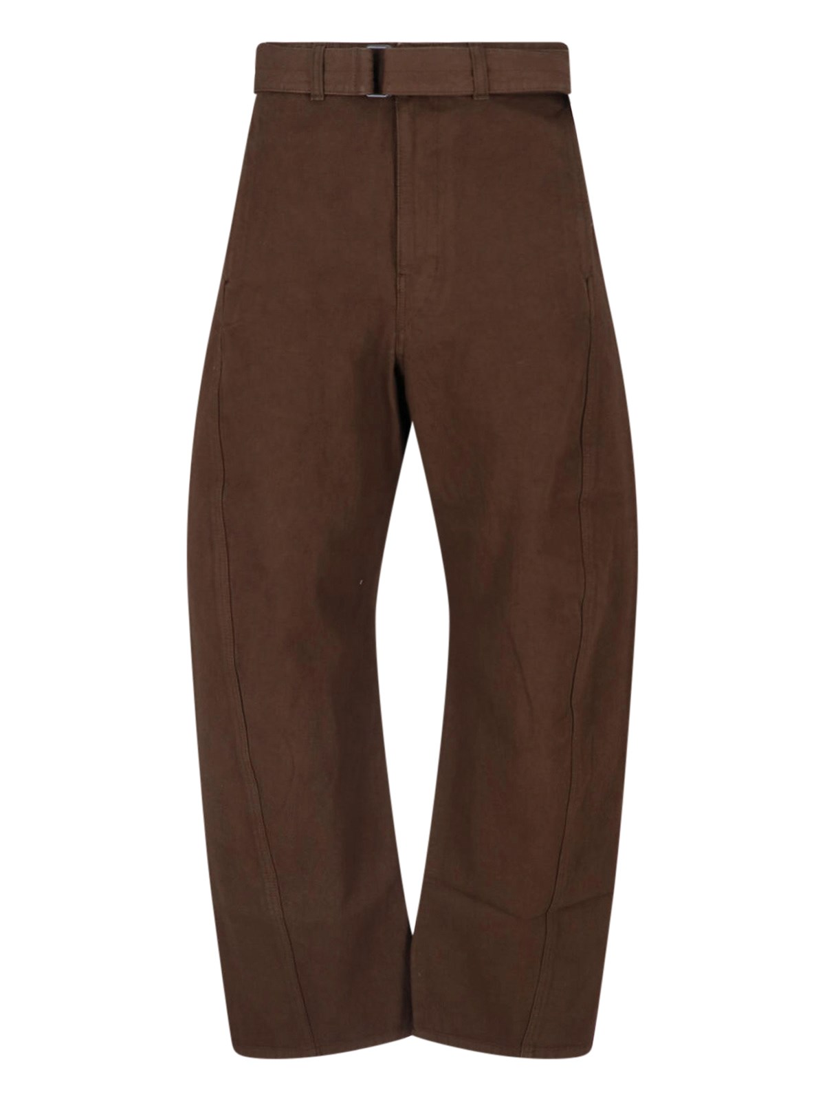 Lemaire Wide Leg Belt Pants