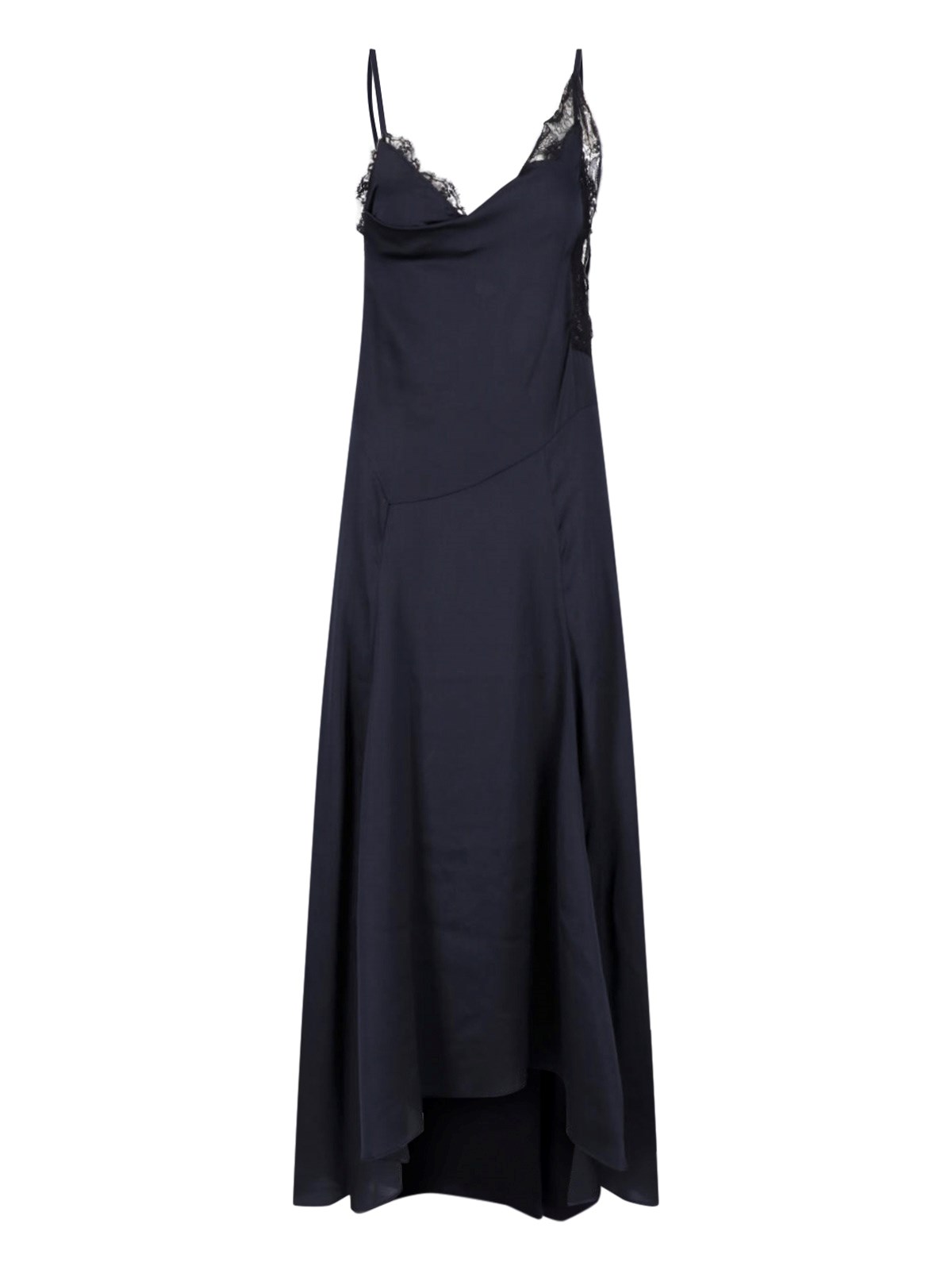 Isabel Marant Asymmetric Midi Dress In Silk